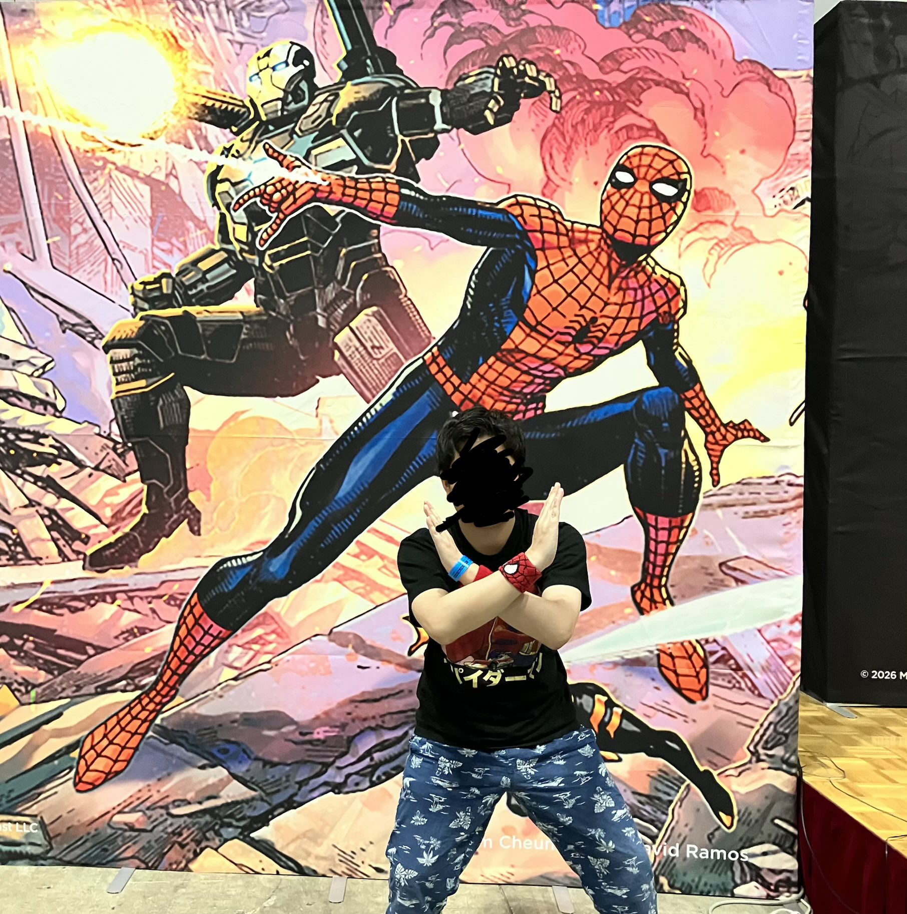 スパイダーマン アイアンマン プレイマット MTG 大戦祭 Amazon.co.jp