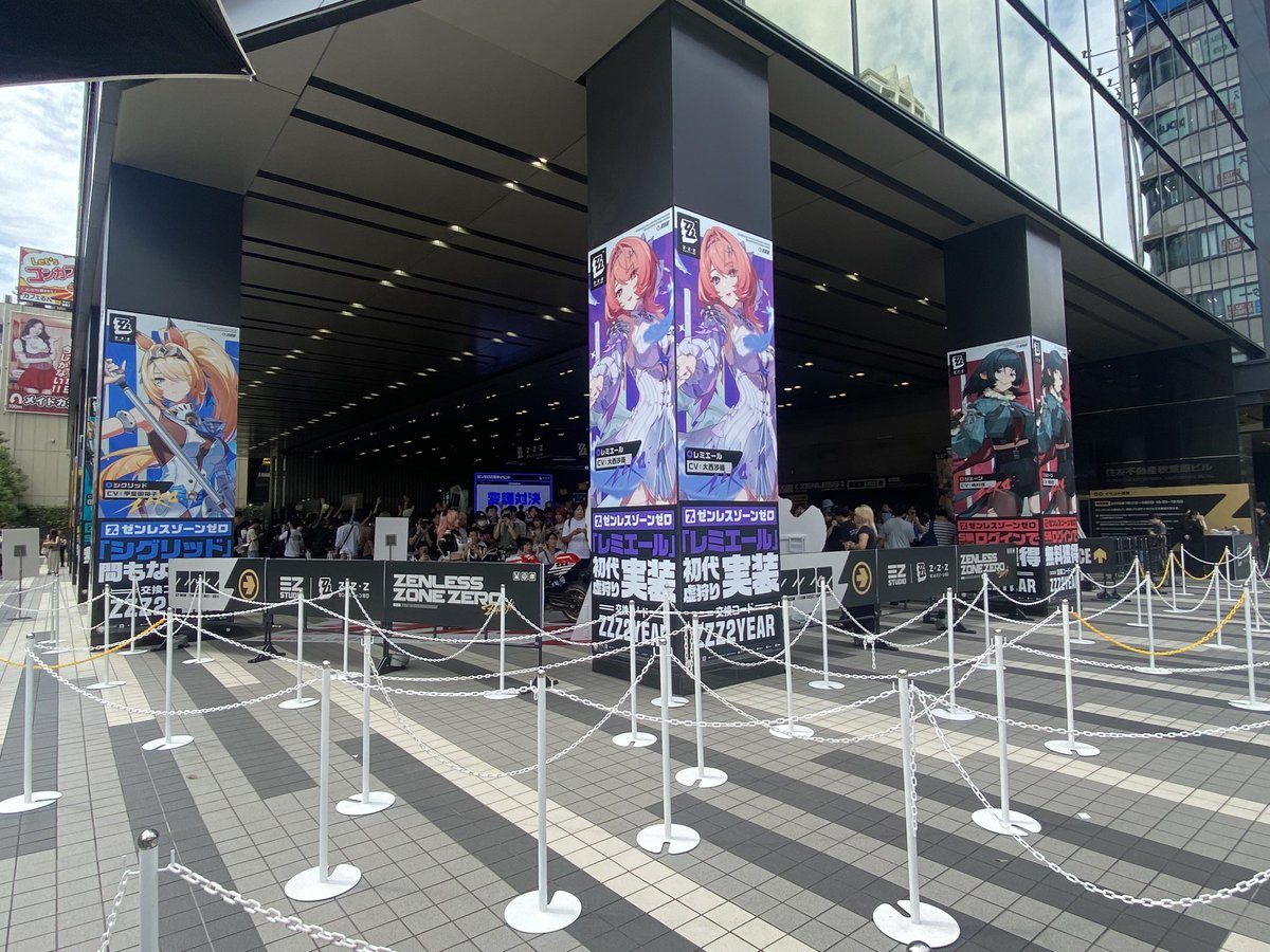 noyui_desu's tweet photo. イベント先行予約取れたから行ってきた
最近は原神にお熱だったけどモチベ上がった
#ゼンゼロ２周年イベント 
#ゼンゼロ２周年 
#ゼンゼロ https://t.co/RUkytVX0bh