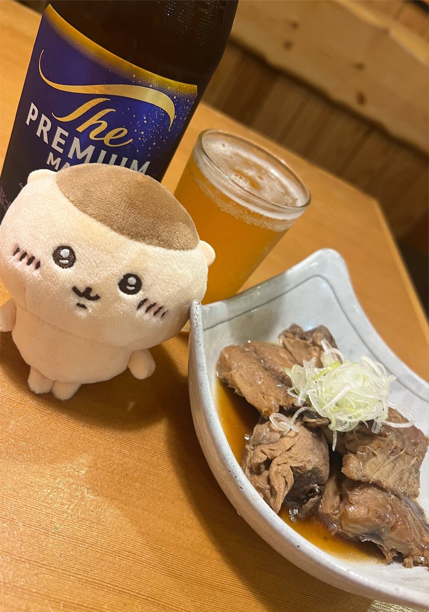 AxlFukuhara's tweet photo. 先輩の勇姿（？）見に行きましたよ🥳✨
ずっと楽しみにしてたけどホントによかった…
終わった後の煮付けも美味しかったですね⛓️
#ちいかわ #福の趣味 https://t.co/XHRw8fkJ9O