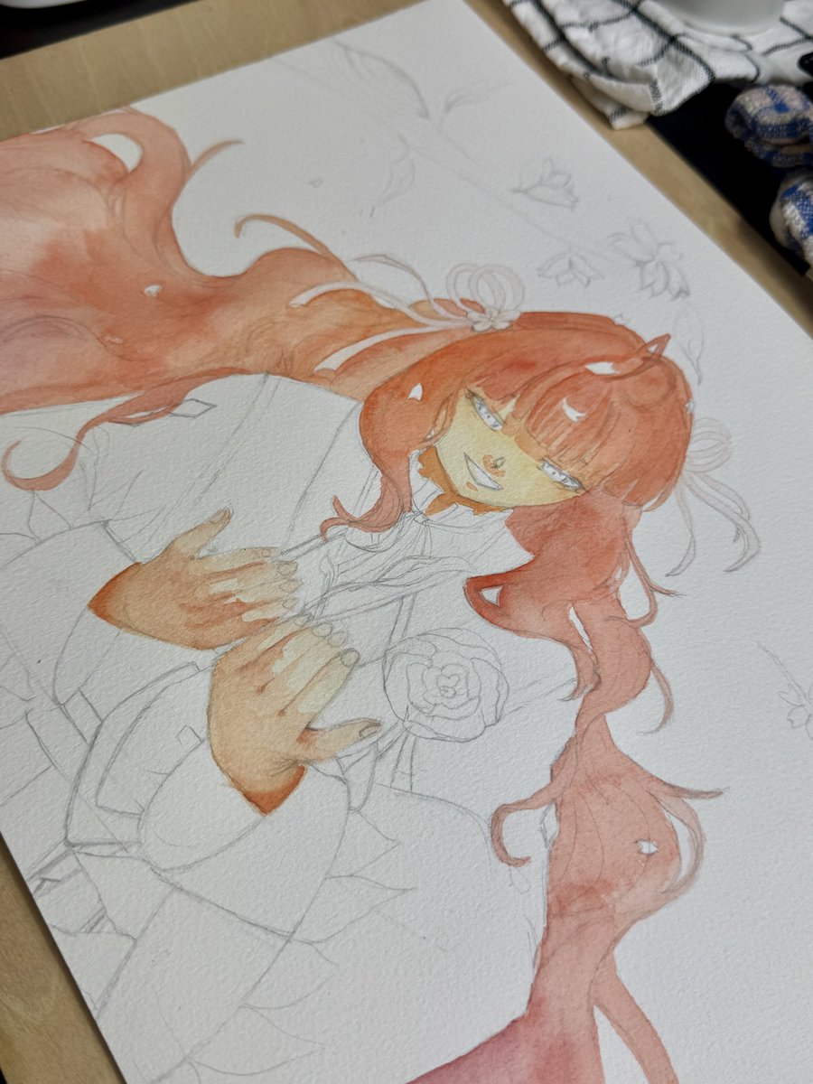 nyaart13's tweet photo. Hinagiku oh hinagiku, let down your hair- actually don’t. I alr spent at least 2h working on your hair alone and i’ve yet to be done
#watercolour #agentsofthe4seasons #AnimeArtwork #fanart https://t.co/KWpz1wFDul