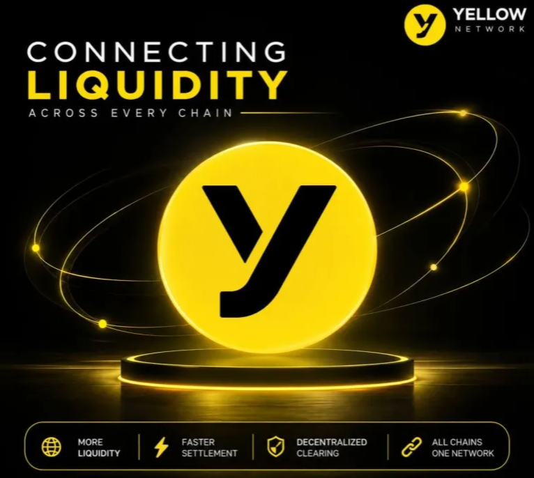 0xYellow_Navy's tweet photo. Everyone keeps chasing the next big narrative.

But the strongest projects don't need hype every week. They keep building until the market has no choice but to notice.

That's exactly what @Yellow Network has been doing.
A decentralized clearing network built to remove the biggest bottlenecks in crypto trading:
 no fragmented liquidity, no unnecessary trust assumptions, just seamless cross-chain execution.

While most are still talking about the future of trading... Yellow is quietly building the infrastructure that could power it.

Keep an eye on this one.