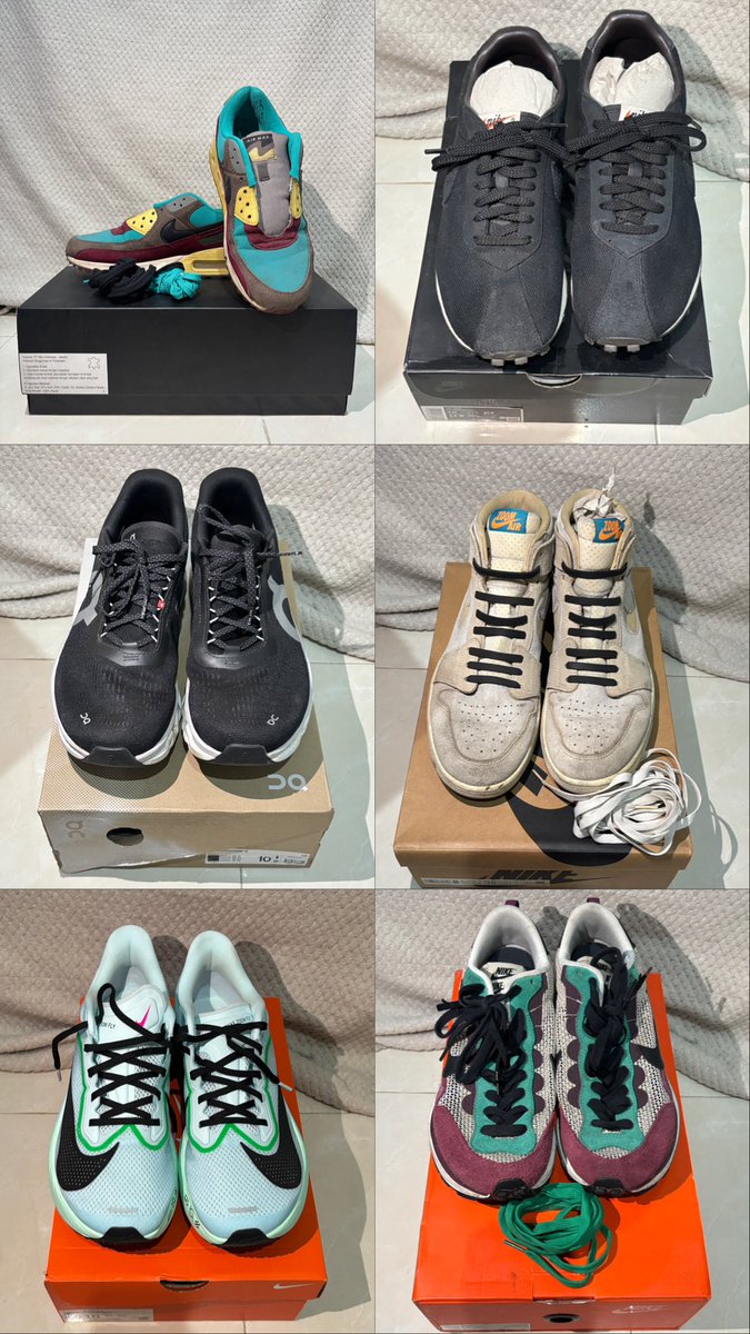 ongekshy's tweet photo. WTS PRELOVED
Preloved sepatu, tas, jam tangan yang udah jarang dipakai. Kondisi masih sangat bagus✨

Ada huawei watch gt-6 pro, tas porter yoshida, on cloud monster 2, nike air jordan 1, nike x sacai dll
📍Jaksel

Bisa cod atau e-com! https://t.co/89fiisQbZa