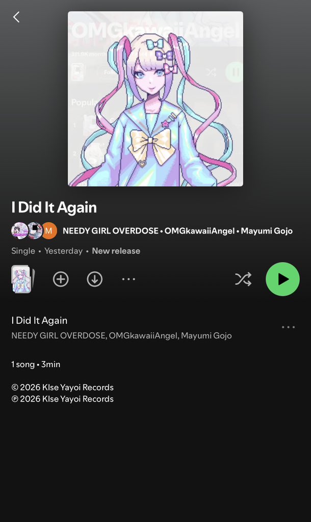 maus_chan's tweet photo. can people stop hacking the nso Spotify account for like ever please https://t.co/ny8y4N0T4Q