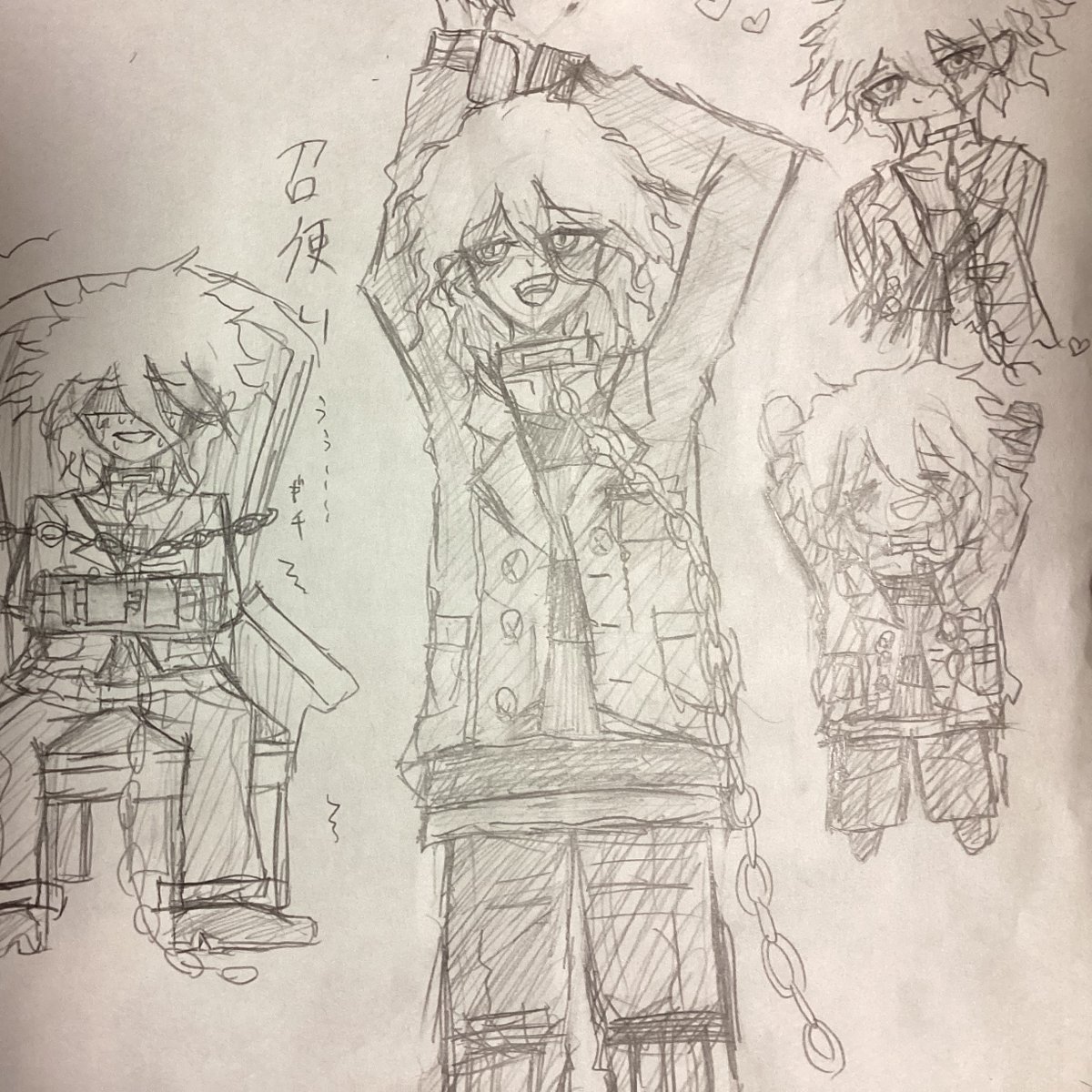 Hanalun8727's tweet photo. #ダンガンロンパ　落書き
召使い描きました🩷🩷🩷🩷
あの………もう今日ぐらいからちょいちょい自分の描いたい放題描かせていただくので暴れますね❣️❣️❣️
可愛く描けた！
召使いがwwwや、やばい♥️
ちなみにアナログです！ https://t.co/ybHm2u5Du4