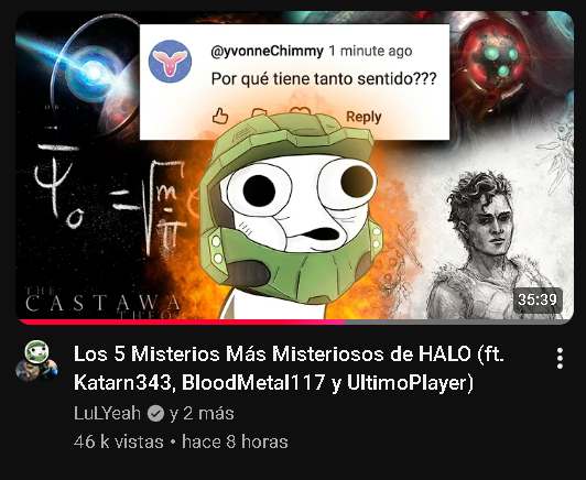 LKL91529491's tweet photo. LuLYeah sacando un video de Halo en 2026 con Katarn343, BloodMetal117 y UltimoPlayer, OMG 😭 https://t.co/ESnXtv8DFY