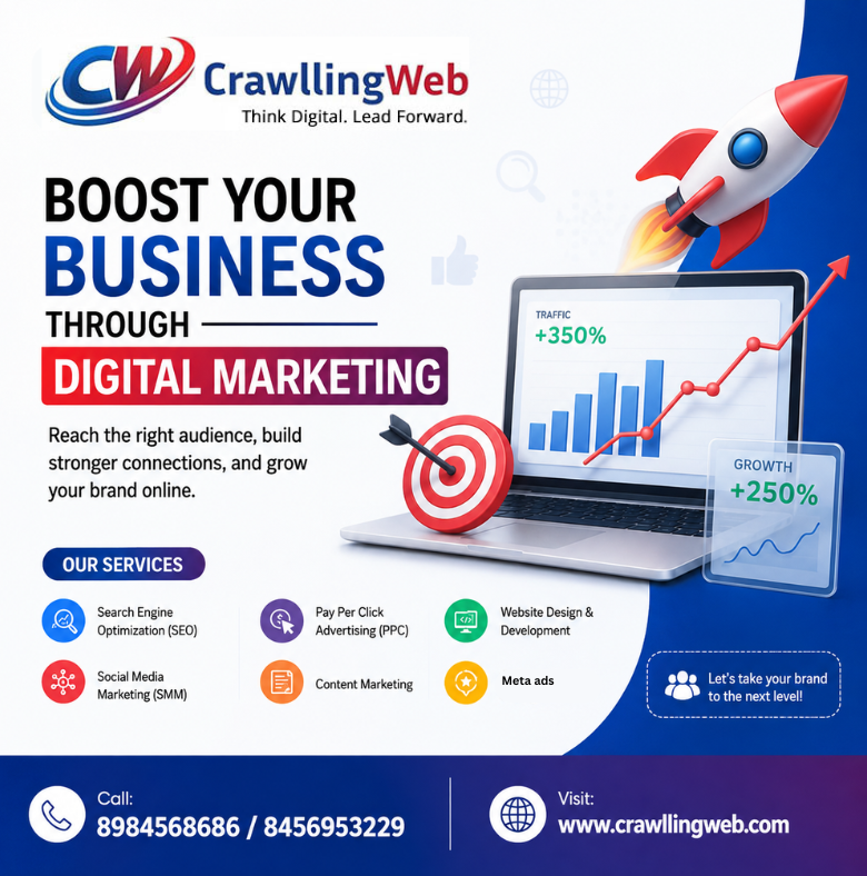 crawllingweb's tweet photo. Boost Your Business Through Digital Marketing by Crawllingweb

🌍 Visit: https://t.co/Q5DcQmATrL
💬 Call: +91-8984568686
💬 Email: info@crawllingweb.com

#DigitalMarketing #AITools #DigitalMarketingBhubaneswar #CrawllingWeb #SEOServices #SocialMediaMarketing #OnlineMarketing https://t.co/5LhVC49kNK