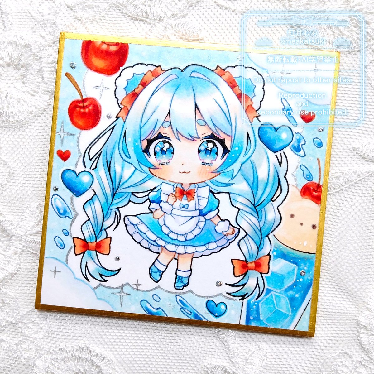 neakatsuki's tweet photo. しろくまクリームソーダ🐻‍❄️🎀

#イラスト 
#illustration https://t.co/eJcCyB5H7M