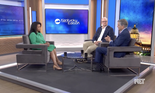 PubAffairsKET's tweet photo. Go Inside Kentucky Politics as @bobbabbage and @KYTrey Grayson preview Fancy Farm, including the U.S. Senate candidates and contenders for governor, expectations for Secretary of State Michael Adams, the absence of Sen. Mitch McConnell, and more. https://t.co/FXyrbmq2CY https://t.co/dvNcfvwndS