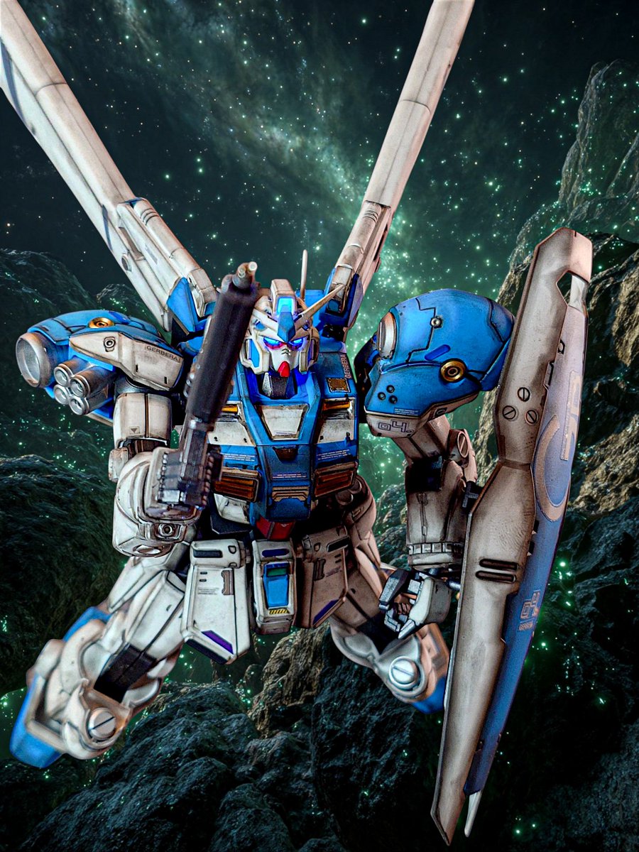 ruruka_ganpla's tweet photo. 工場で密かに建造していたRE GP04ガーベラ　遂に完成🔥

正統派ガンダムのプロポーションに、GPシリーズのバーニアが噛み合って、無限のカッコ良さ🤩そりゃシーマ様も強奪しますね🤣うおおお！堪らんです（≧∇≦）✨

#GP04
#プラモデルライフ
#ガンプラコンテスト https://t.co/fy7SHx3Ged