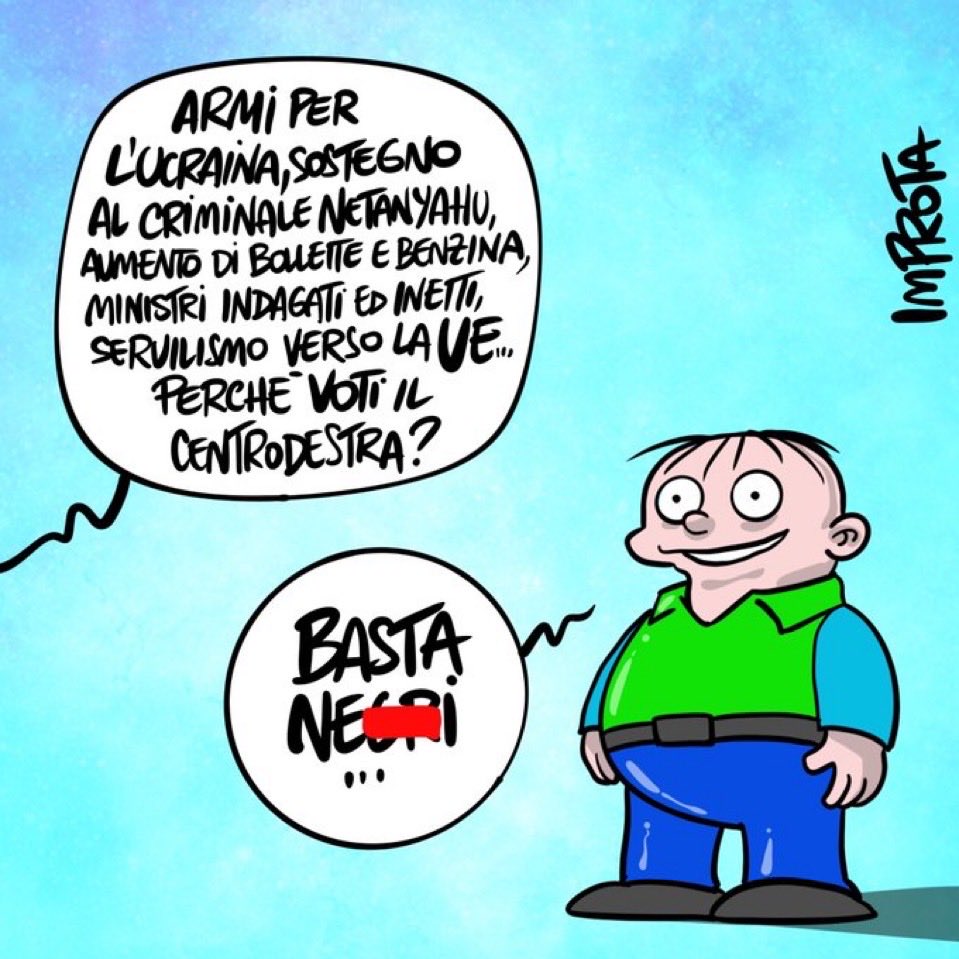 QuintoValter's tweet photo. @GiuseppeConteIT La cuoca è un’inetta al potere, messa li da creduloni di cui la maggior parte soffre di analfabetismo funzionale, i più si riconoscono nella vignetta sottostante… l’ignoranza è dura a morire, tanti di loro non la voterà più poiché voterà il generale nazista… fenomeni https://t.co/p8AaVqCkG2