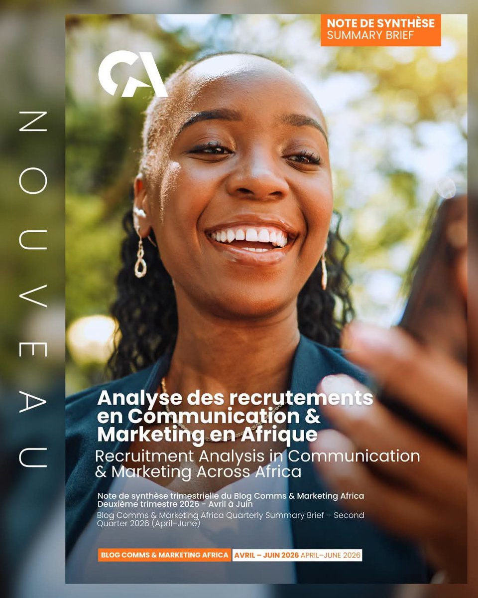 DiroBenoitTOE's tweet photo. Découvrez les principales tendances du recrutement, les profils les plus recherchés, les secteurs qui recrutent et les perspectives du marché de l'emploi en communication et marketing à travers l'Afrique.

Découvrez ➡️ https://t.co/mK3mAp4oXz

#BlogCommsMarketingAfrica #Ressource https://t.co/fdp9Yfg5pG