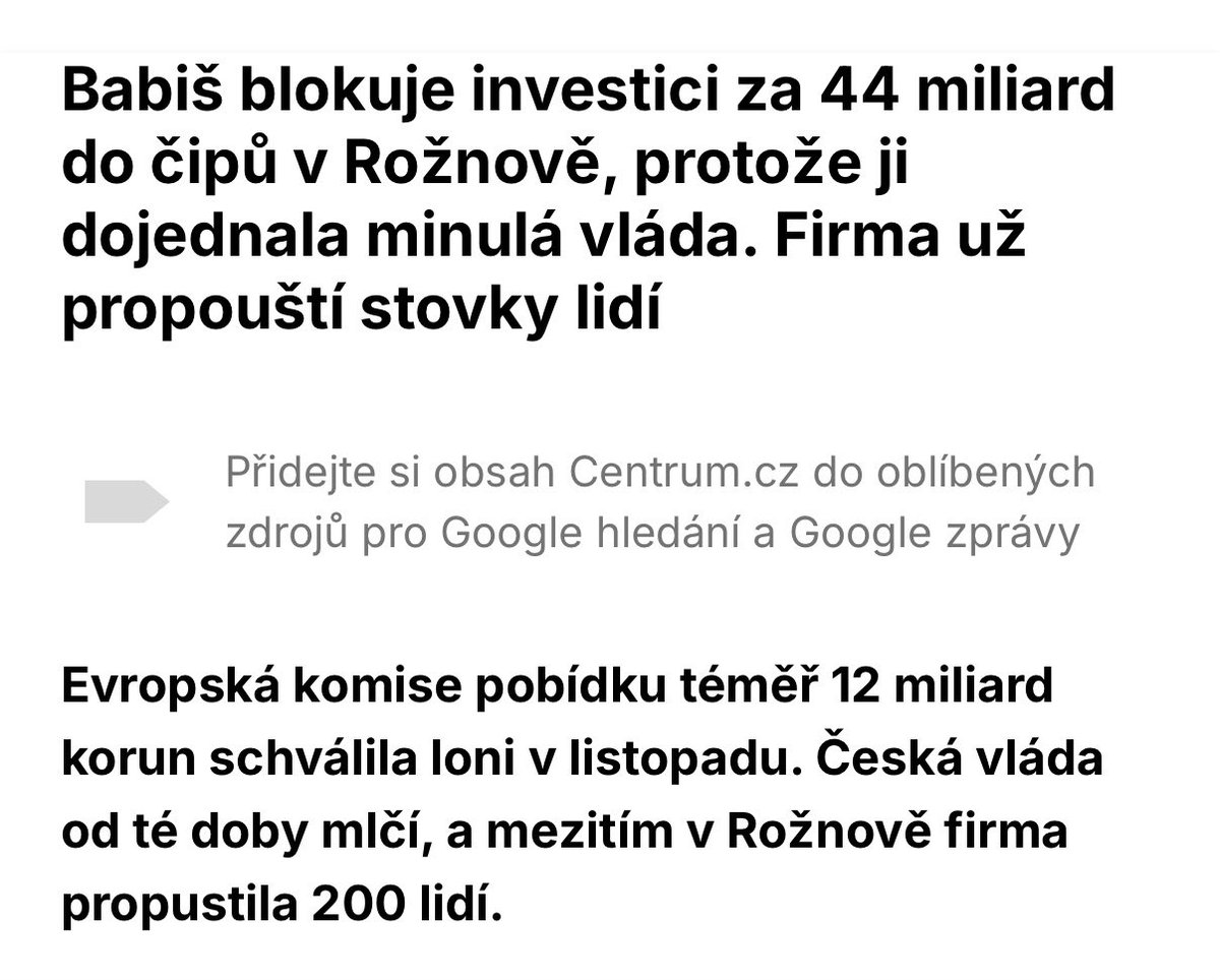 radim_ivan_57's tweet photo. Je to jednoduché. Andrej Babiš blokuje investiční pobídku 12mld. Kdyby to byly dotace pro agrofert, tak jsou už dávno vyplacené. https://t.co/Ty5vDENJQi