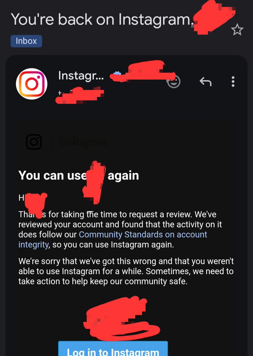 LeekRecovery1's tweet photo. Having your Instagram account suspended can be frustrating and disruptive. Fortunately, we successfully restored this client’s suspended Instagram account and reinforced its security,allowing them to regain full access and get back online with confidence.
#instagramrecovery #Meta https://t.co/y2iDNrkl0t