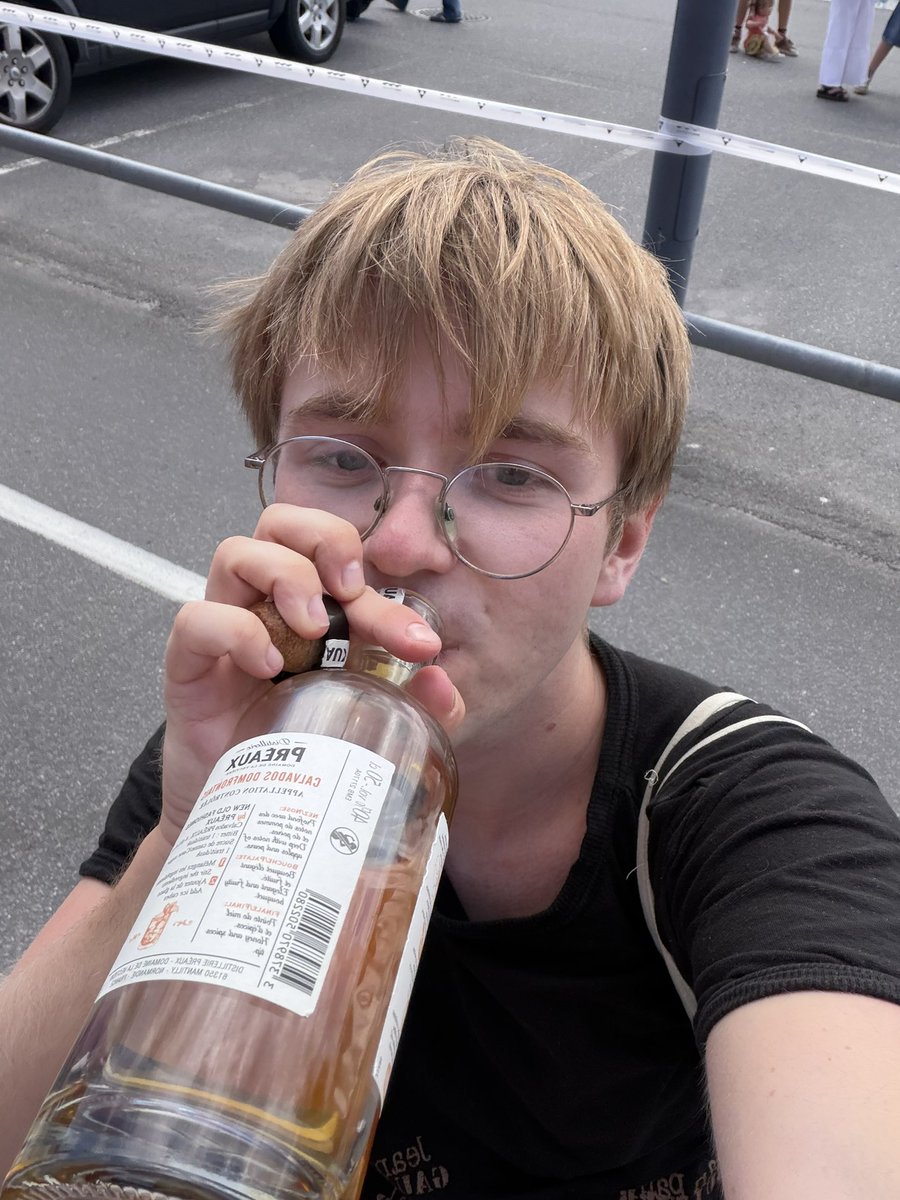 springbris's tweet photo. I’m sipping calvados in JPG at the pride parade I’m really him bro https://t.co/b27IdMZ5pj