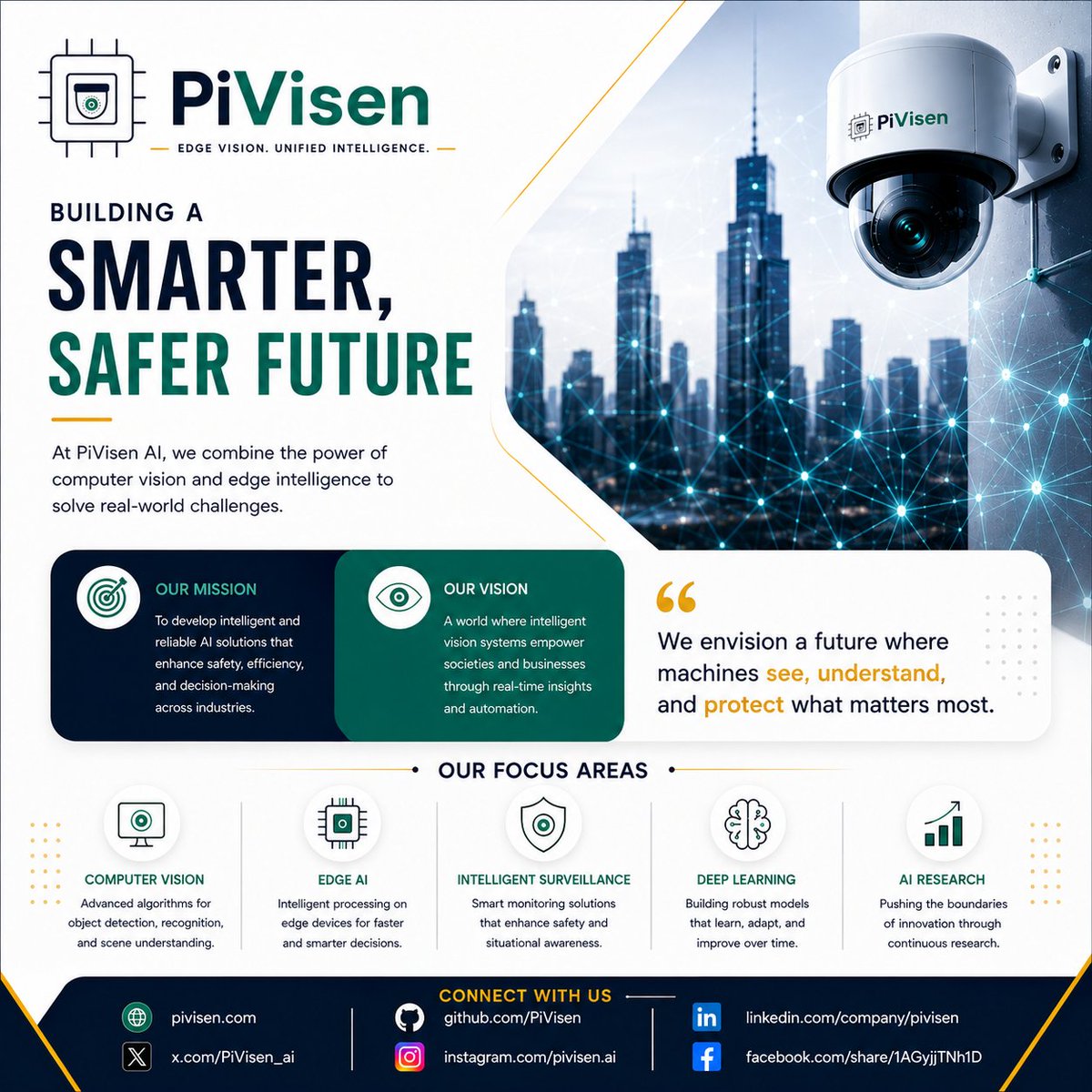 PiVisen_ai's tweet photo. Building a smarter, safer future with AI.

PiVisen develops intelligent Computer Vision and Edge AI technologies that transform visual data into real-time decisions.

This is where innovation meets intelligence.

🌐 https://t.co/FI1yAerS4r

#PiVisen 
#AI
#ComputerVision 
#EdgeAI https://t.co/EPjKYkRj4S