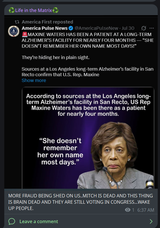 Elizabeth Hudson tweet media