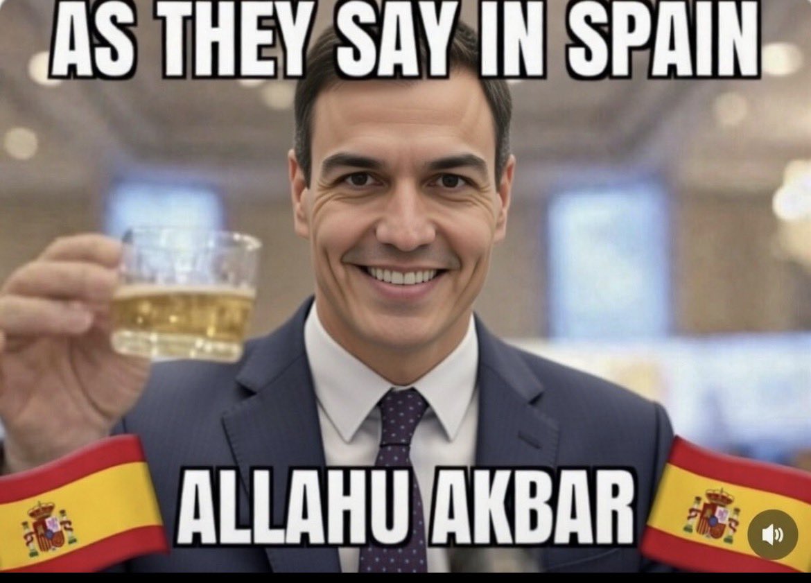 StandWith_IL's tweet photo. Sanchez is laughing at everyone. 
They have ZERO drive to reverse the prior order in Ceuta.
PSOE government just approved legal status for ~500K undocumented migrants while publicly pushing open borders for future voters. Latest polls show them trailing badly. https://t.co/CAOWrHjI2B