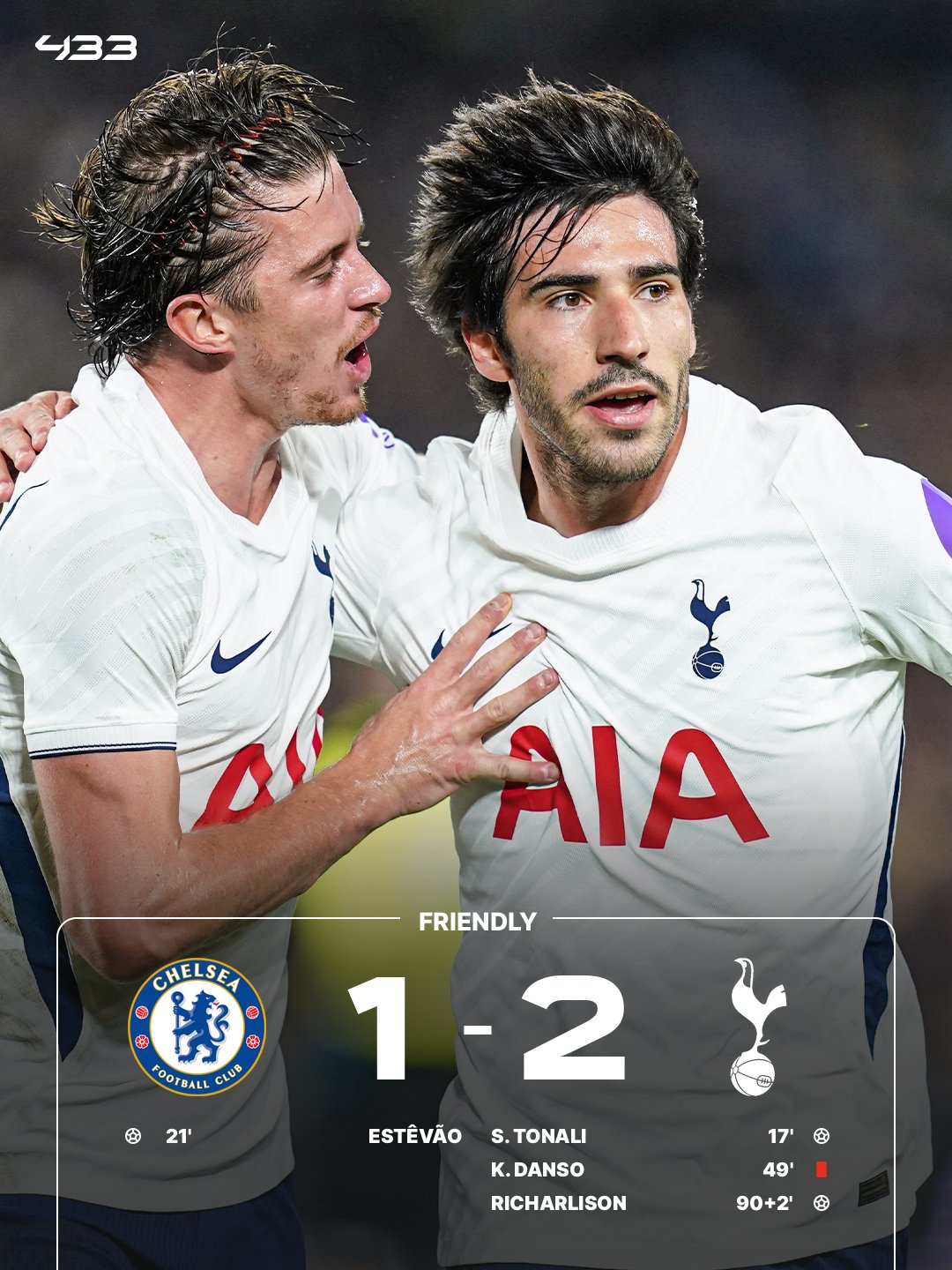 Chelsea 1-2 Tottenham | Friendly
