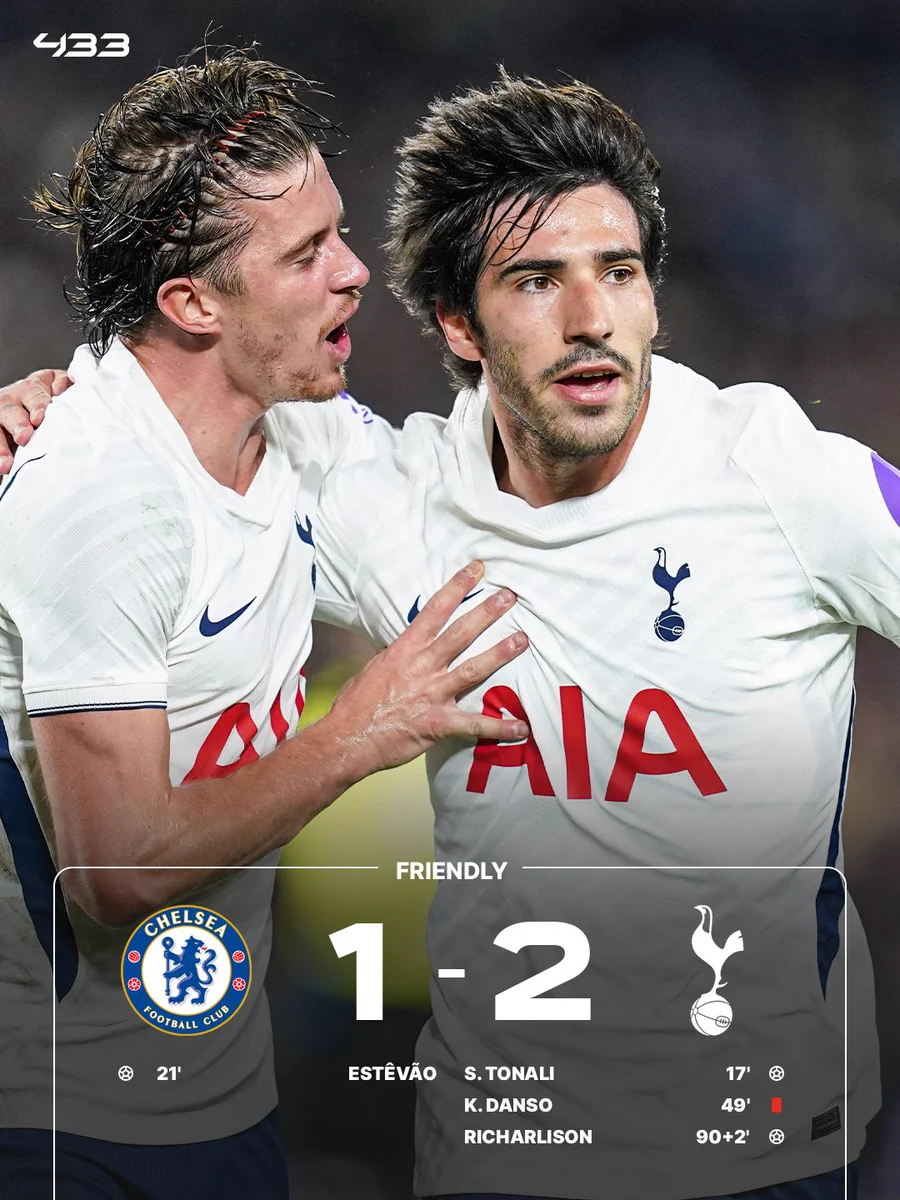 Chelsea 1-2 Tottenham | Friendly