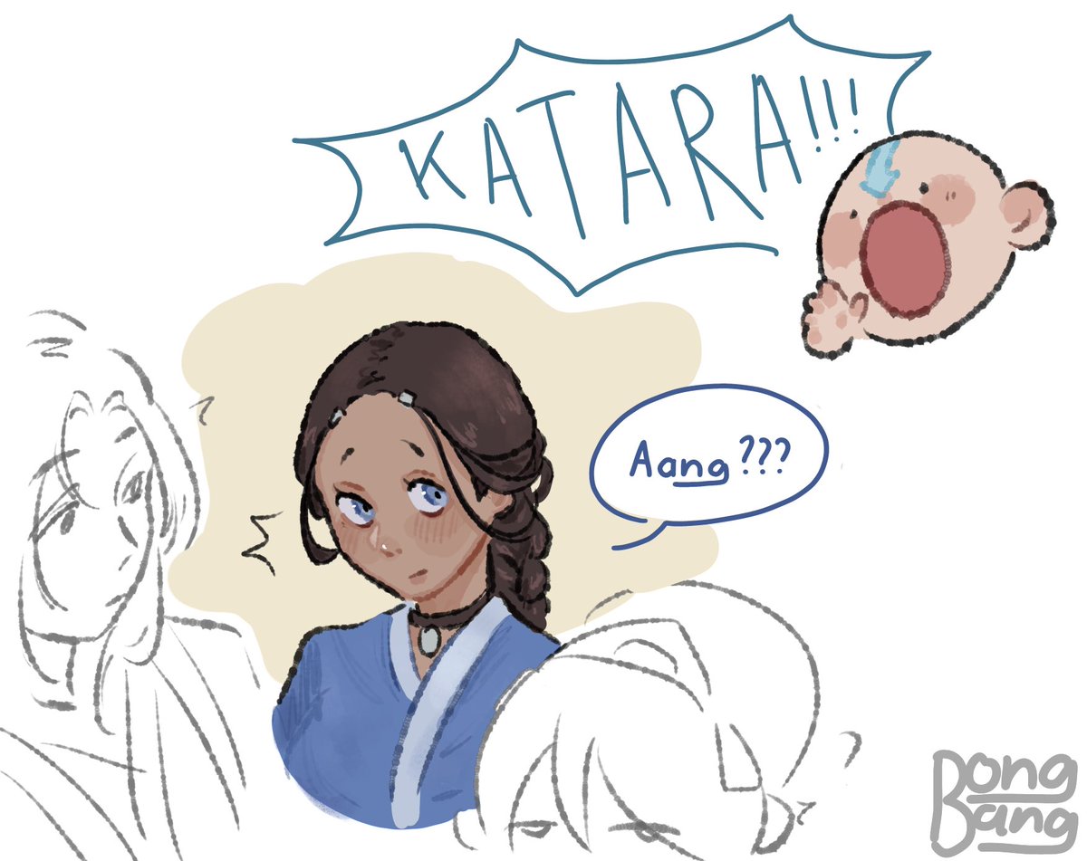 thebong1301's tweet photo. ( 1/2 )Silly 😛 #kataang #atla #Katara #Aang https://t.co/4BTmSxdgEj