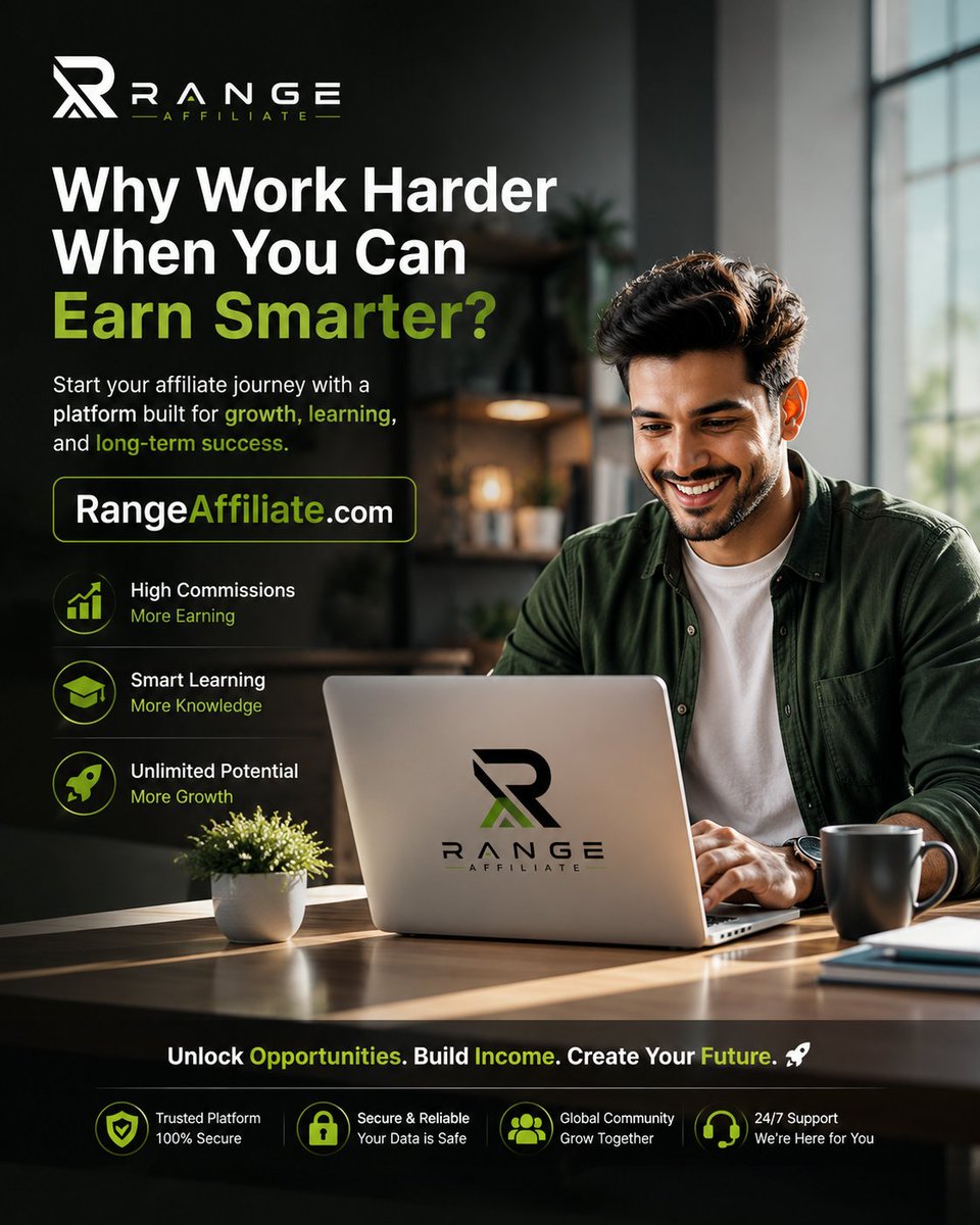 rangeempire's tweet photo. Introducing Range Affiliate. Share products, earn commissions, and build your income from anywhere in Pakistan. No investment required. Sign up now.

#RangeAffiliate #RangeEmpire #AffiliateMarketing #OnlineEarningPakistan https://t.co/GX3Xdadr74