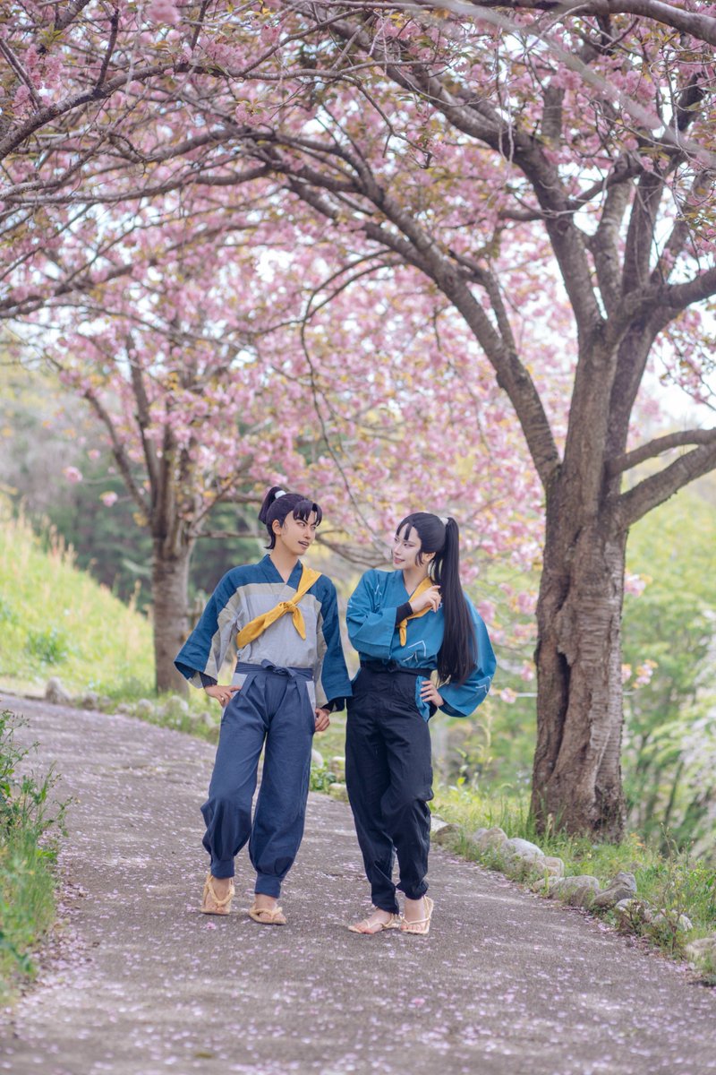 ppero_nn's tweet photo. cosplay 🌸 忍たま 六い

文次郎：ふいり
仙蔵：土間 @mell_melty 

photo：木材 @Mokuzai300 https://t.co/NxVKWdYmiV