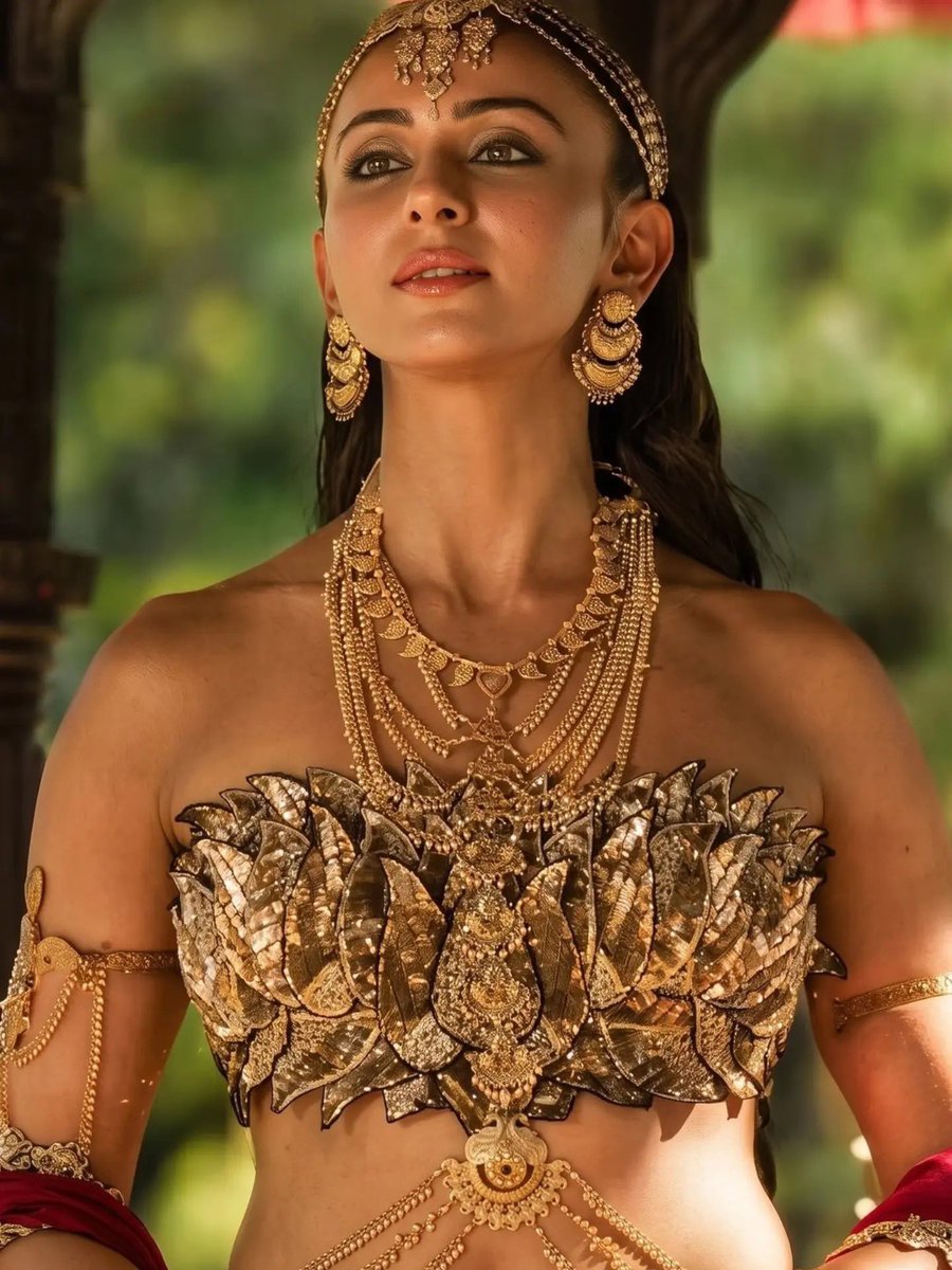 RakulLover's tweet photo. Rakul Preet Singh's glimpse as Shurpanakha in Ramayana: Part 1 is one of those moments. Every frame hints at the intensity, mystery, and complexity of a character whose journey is set to shape the epic in unforgettable ways.

A first look that's impossible to ignore https://t.co/3DcabPmdg5