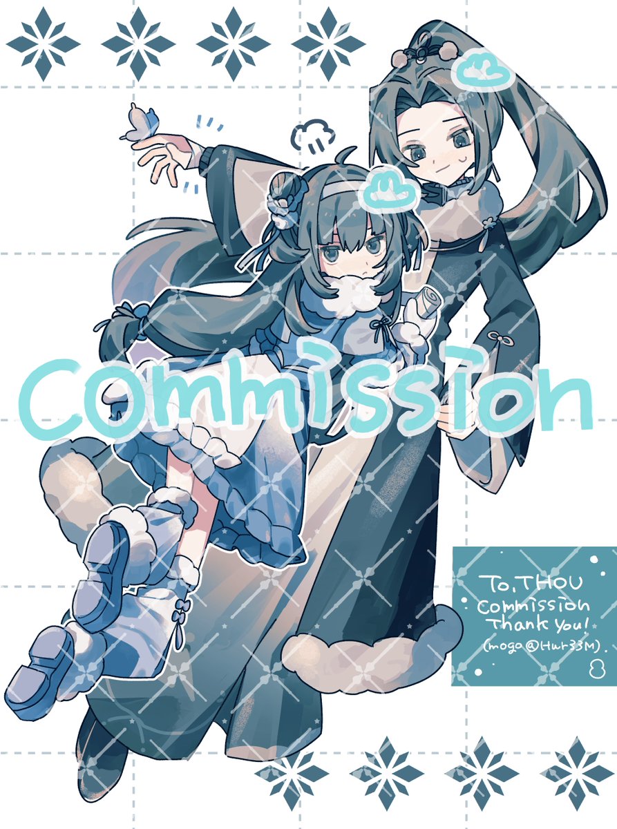 PT611219's tweet photo. リクエストありがとうございました❕❄️🦋
#Skeb #commission https://t.co/c6rq3R5r2Y