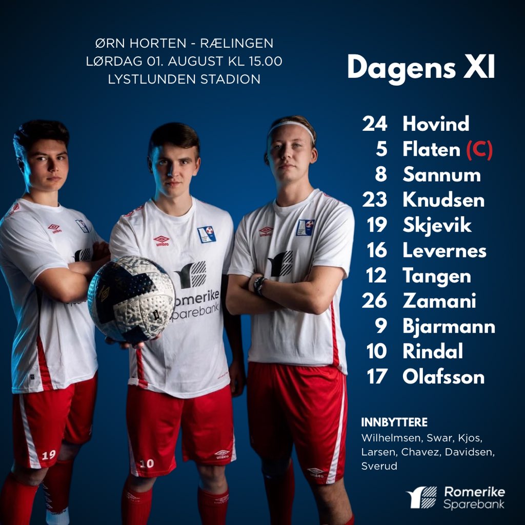ralingenfkAlag's tweet photo. 14. Serierunde
Ørn Horten - Rælingen FK
DAGENS UTVALGTE
#rgta https://t.co/iDccllCxBw