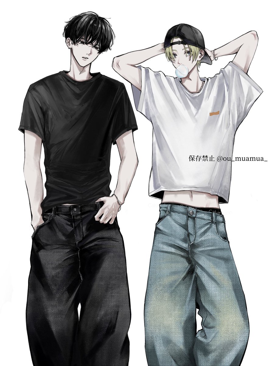 Ou_muamua_'s tweet photo. おともだちに描きました https://t.co/l3fkh5yJsr