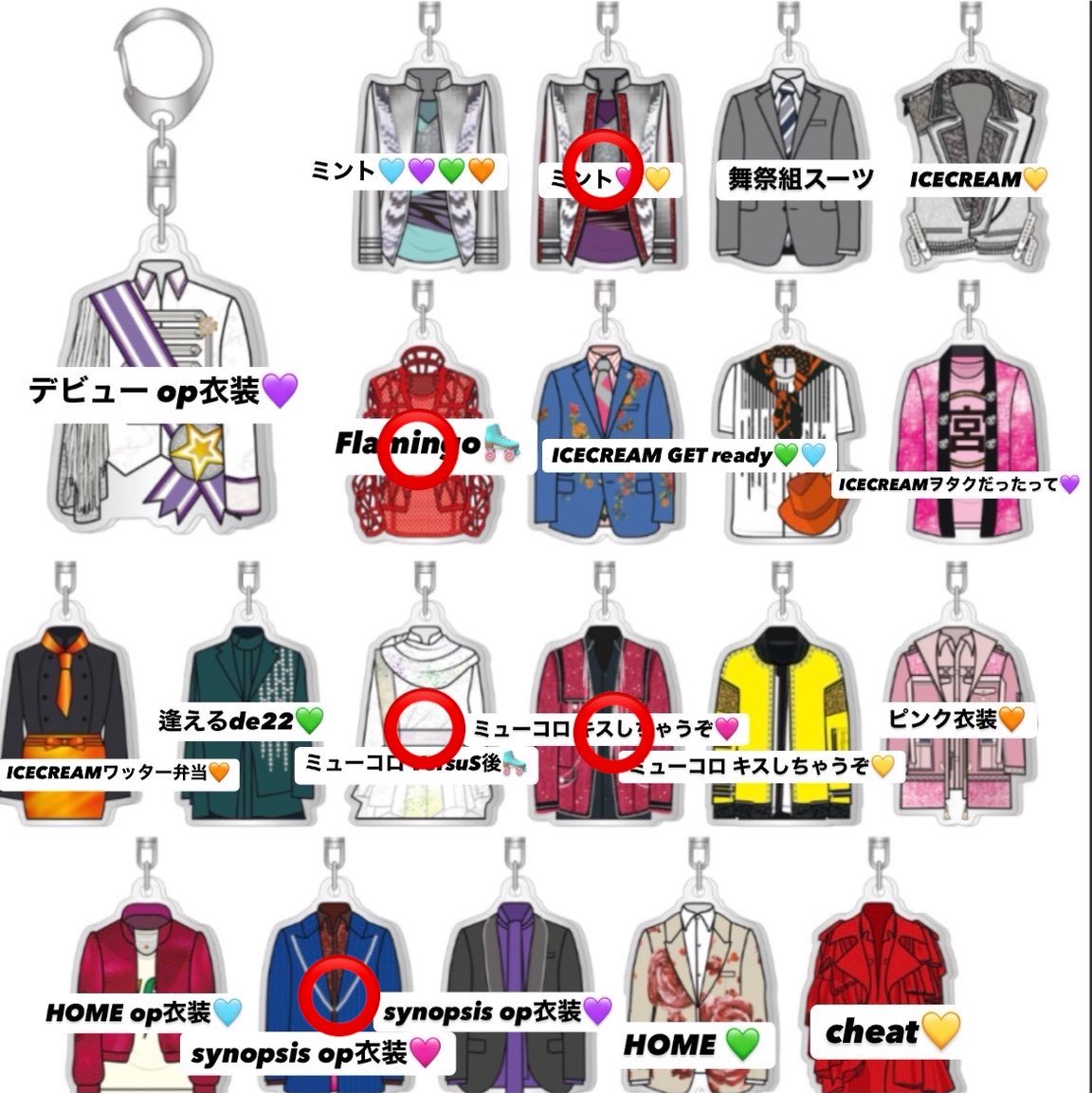 2__2_3__'s tweet photo. キスマイ 衣装展  PARCO
Kis-My-Ft2 The Couture
ランダム衣装ルックキーホルダー  

交換探しています⭐️

【譲】画像
【求】⭕️

合わせてステッカーセット心斎橋💛↔︎仙台🩷の交換も探しております。
8/4 大阪昼 or 郵送希望です📮

#キスマイ交換 #kismyft2_Couture https://t.co/HboLvPK9fo