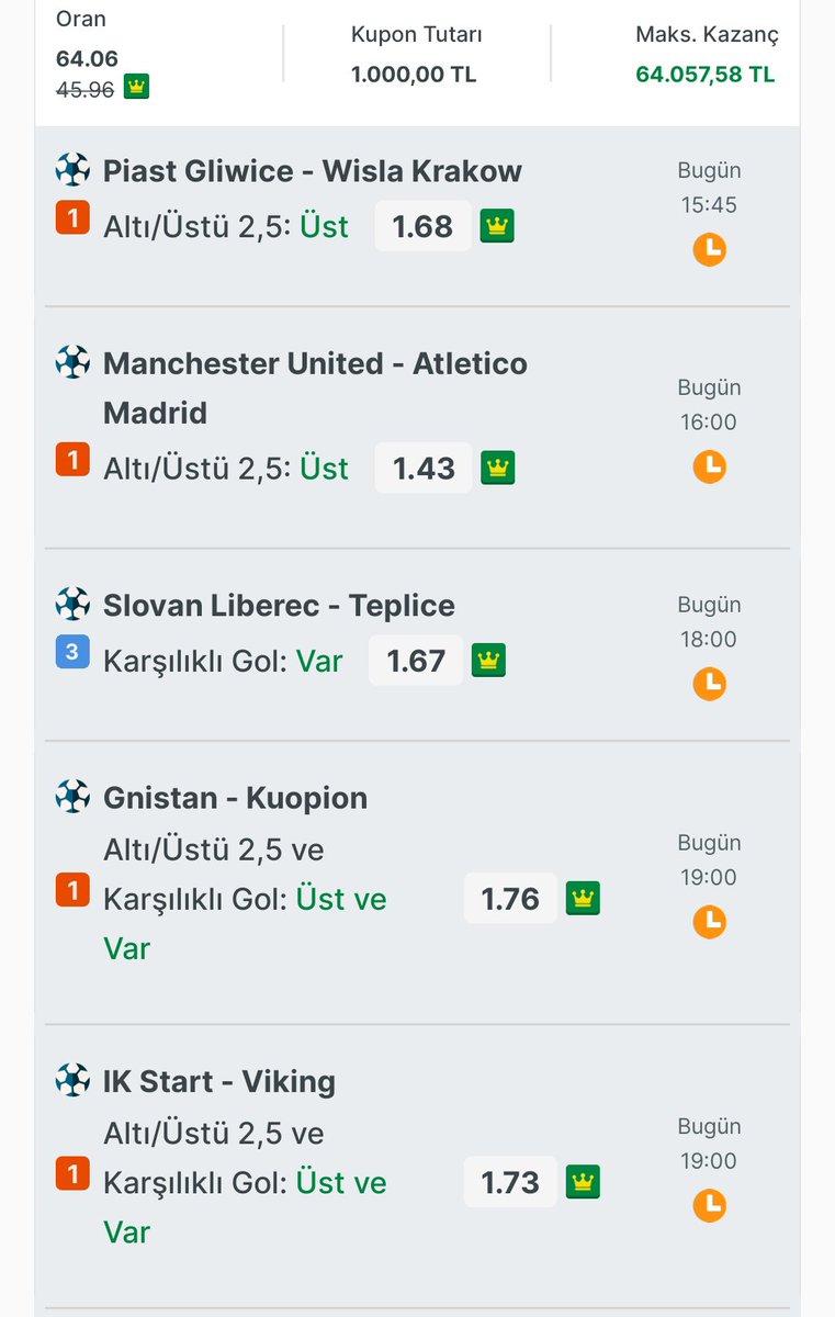 jerrywoncek's tweet photo. Dillere düşeceğimiz pideci kuponu hazır.

Güzel analizler yaptım parayı vuracağız bugün. Kupon linkini yoruma bırakıyorum. https://t.co/5Yvgy8foYI