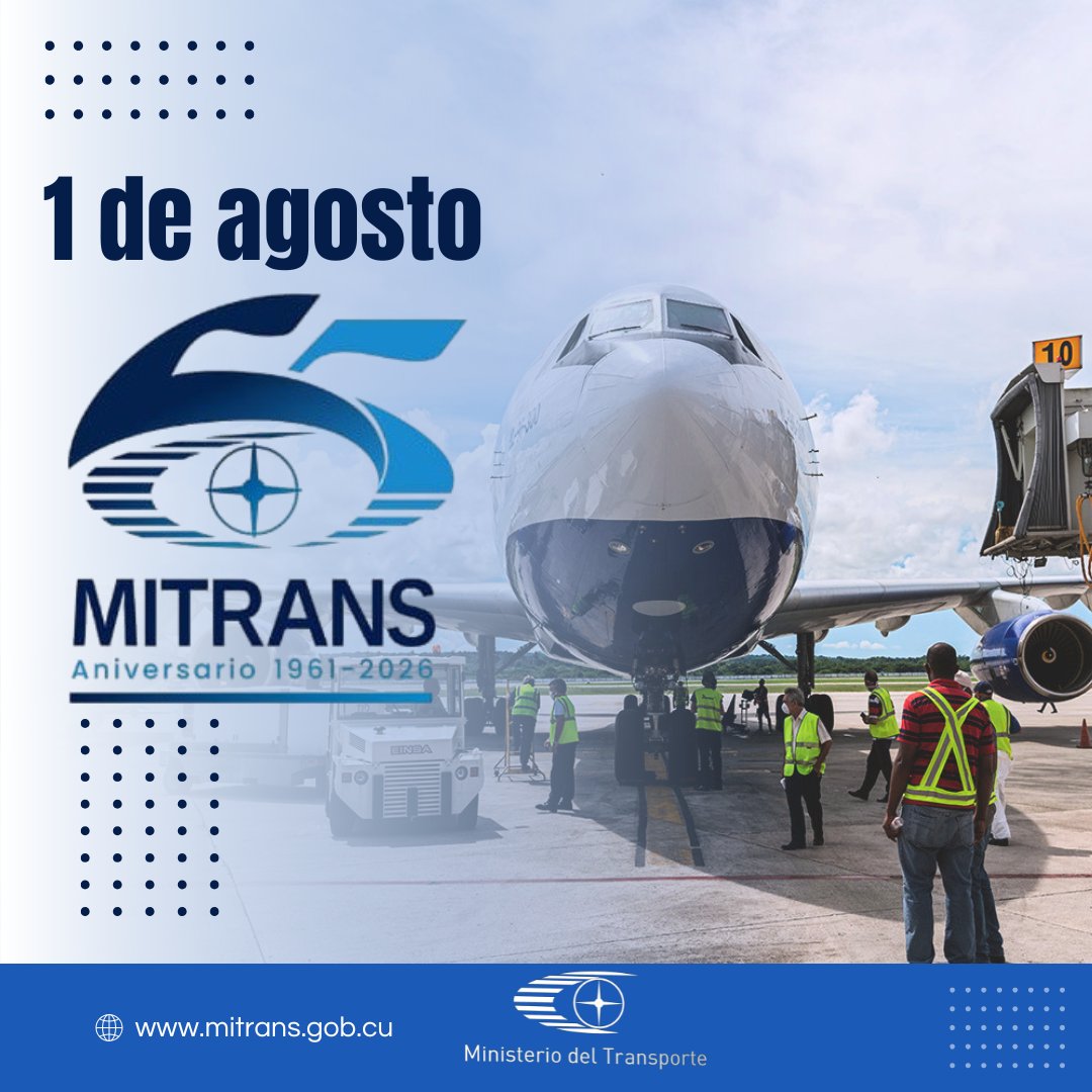 E_RdgzDavila's tweet photo. Lleguen hoy, en el aniversario #65Mitrans, nuestras felicitaciones a todos los trabajadores de #TransporteCuba. Cumplir nuestra misión en el escenario actual es difícil pero los transportistas no cejaremos en el empeño con profesionalidad y constancia. ¡Felicidades! https://t.co/t9HWnyfd4i