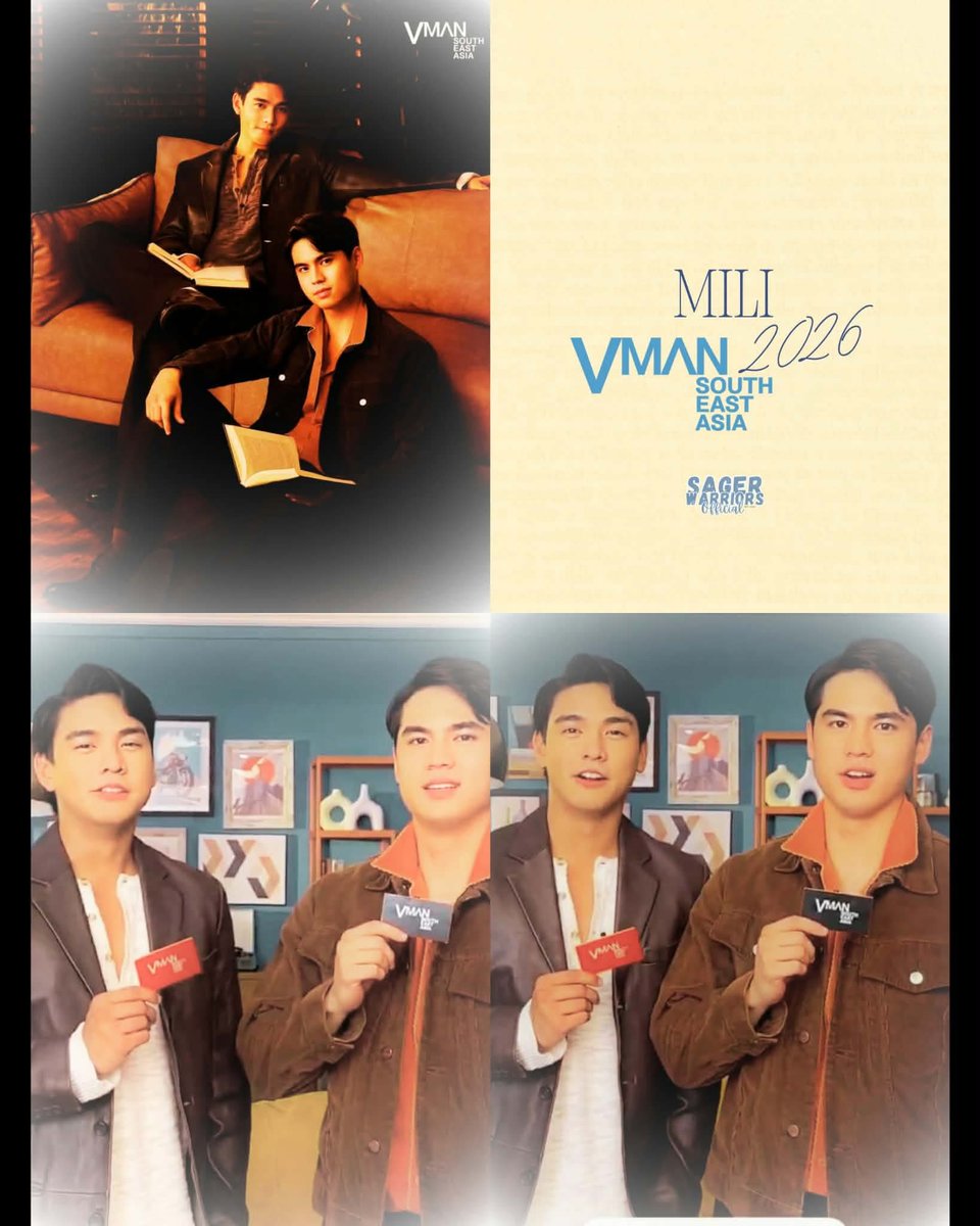 sagerwarriors's tweet photo. Michael Sager and Emilio Daez are back on the cover of VMAN Southeast Asia. ๐ฅ๐
#MichaelSager #EmilioDaez #MILIisBack #VMANSEA #SagerWarriors https://t.co/ZDAxh9ERl2