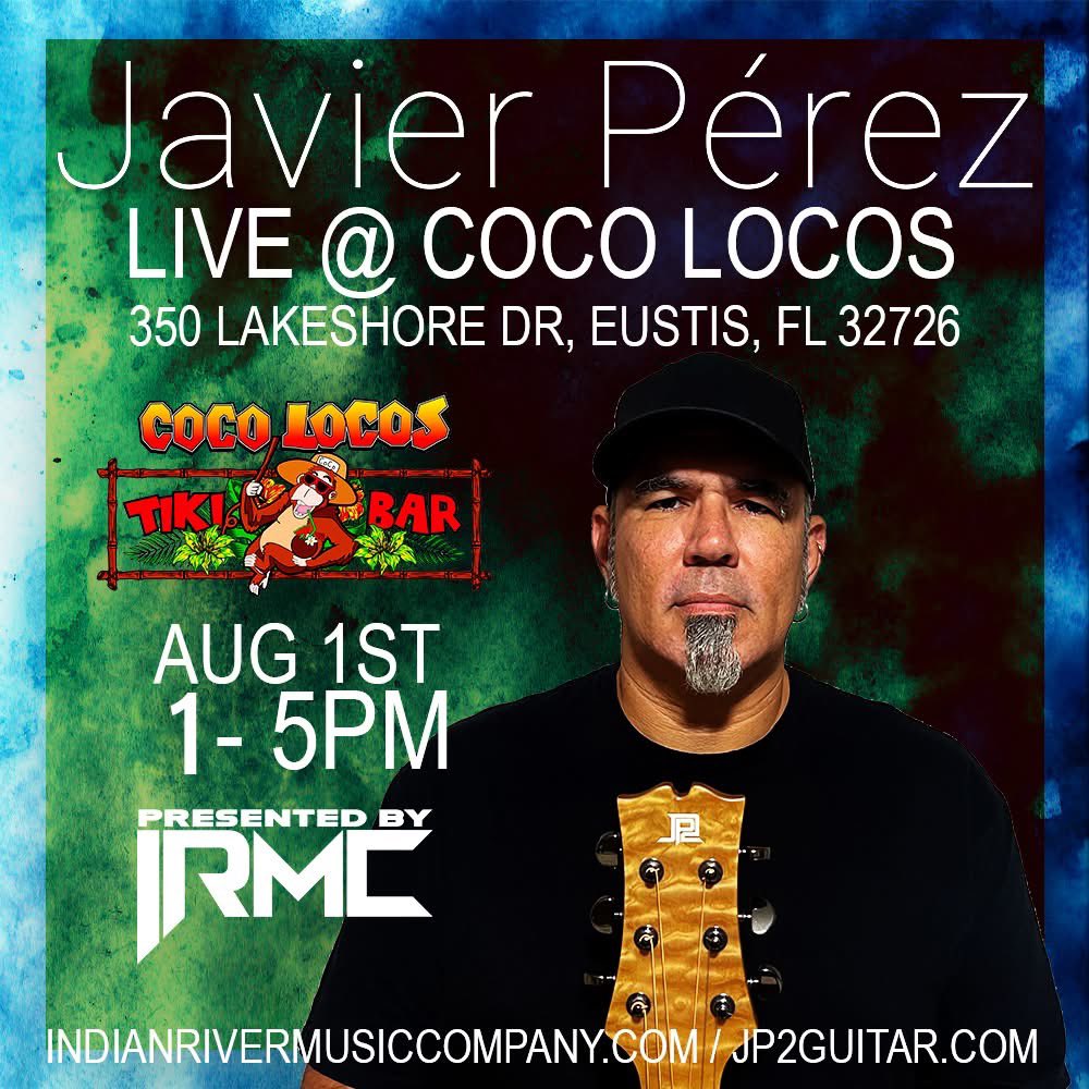 JP2Guitar's tweet photo. Come party with me today at Coco Locos Tiki Bar at Lake Eustis Waterfront Grille from 1-5pm!!!
.
.
#music #cocolocos #jp2guitar #irmc
https://t.co/ZdVt3crRAK https://t.co/ClOuBKw2vG