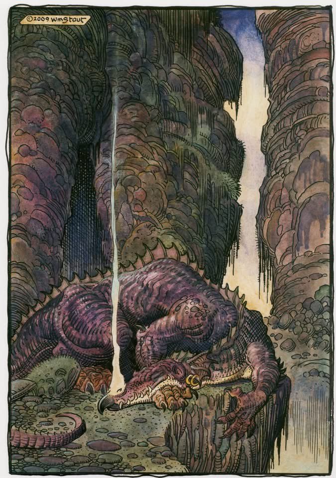BluebellRaven's tweet photo. William Stout’s Dragons ✨🐉✨ https://t.co/oiGhBQU9Yz