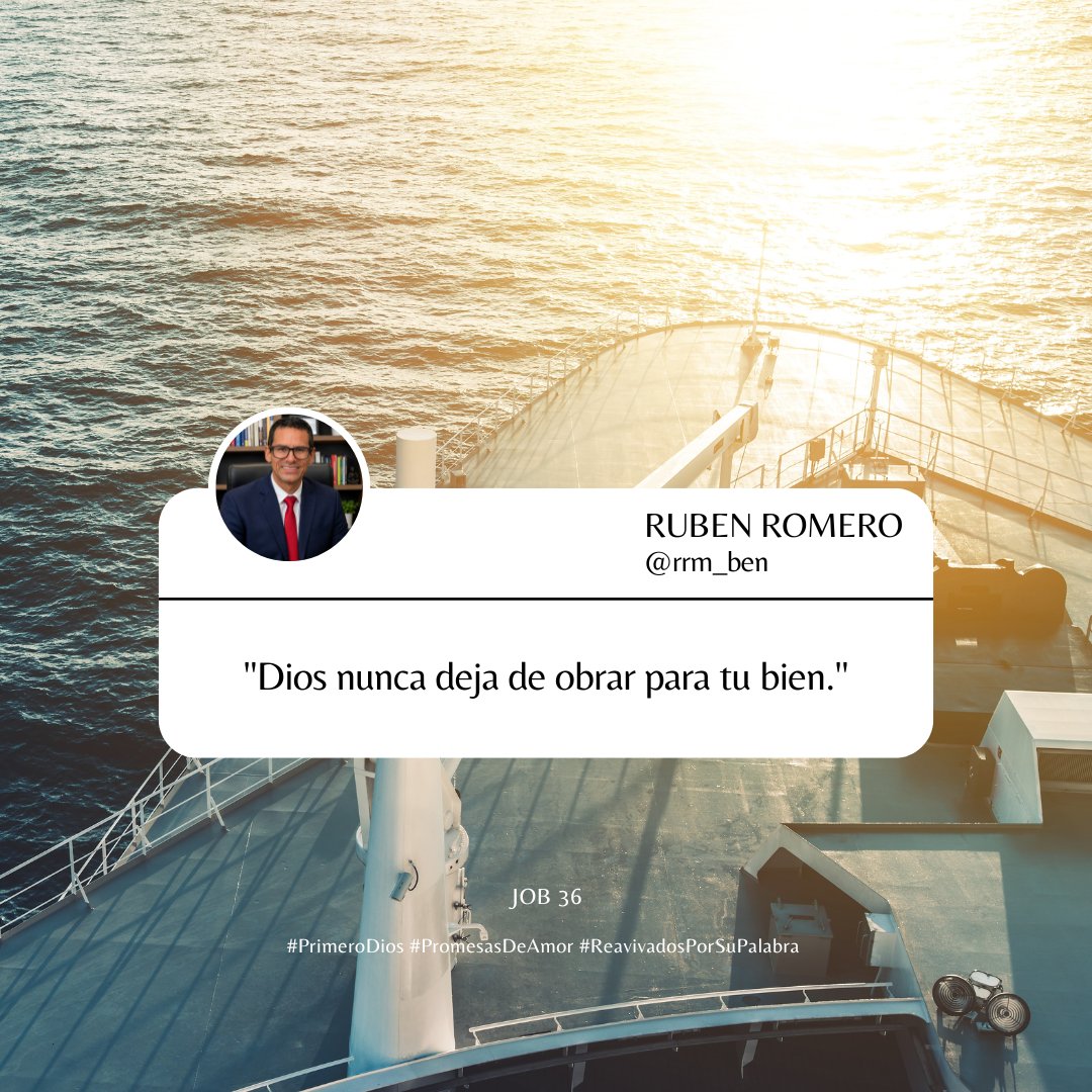 rrm_ben's tweet photo. Job26: Aun cuando no entiendas el propósito de las pruebas, recuerda que Dios sigue obrando con sabiduría y amor. Confía en Su grandeza, aprende de cada circunstancia y adora al Dios cuyas obras son perfectas.

#PrimeroDios #rpsp https://t.co/7Q7CG8U7BL