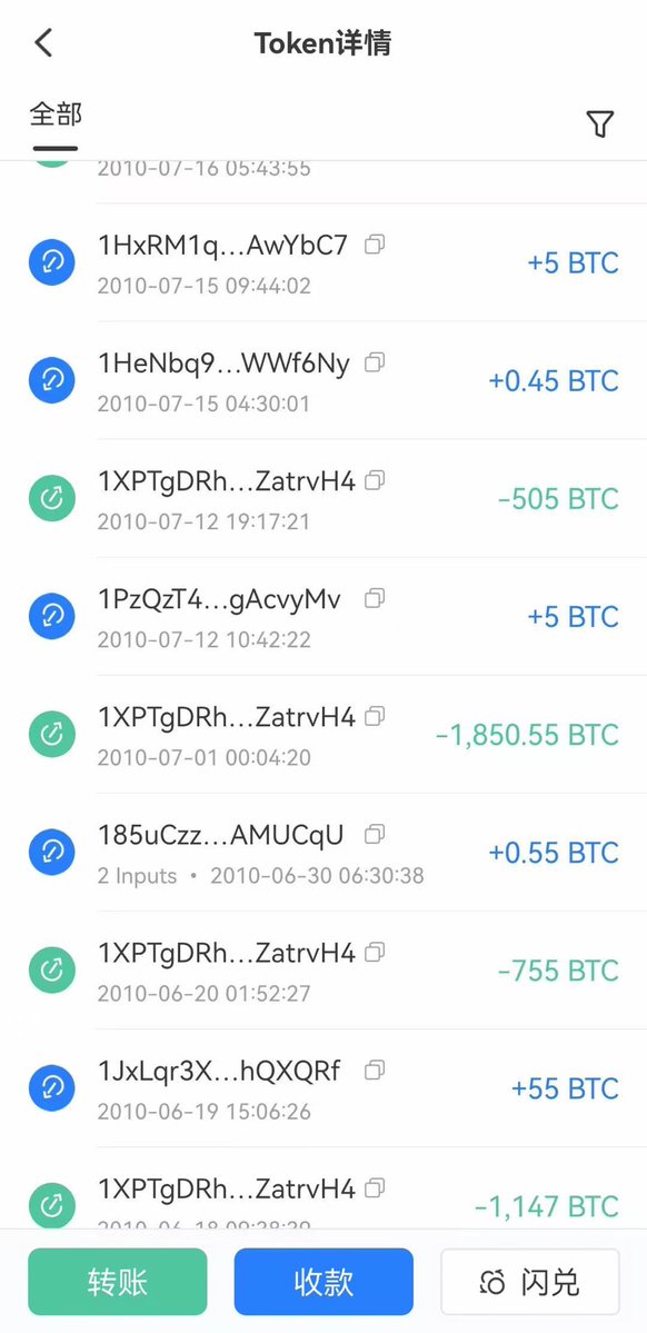 jiamibtc's tweet photo. 远古神图，2010年把大饼当波场用。 https://t.co/6eglZCoGTh