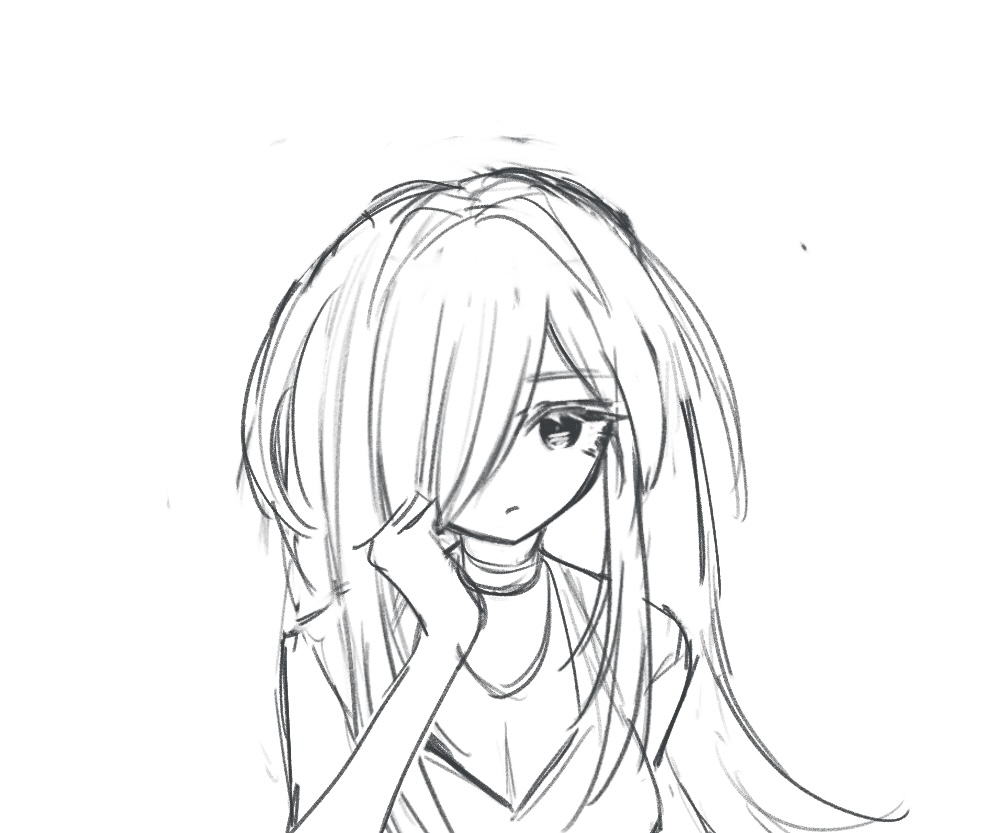 saikawa_0000's tweet photo. 描き込んでるうちに別人になった……笑笑 https://t.co/UxU7o3kQWa