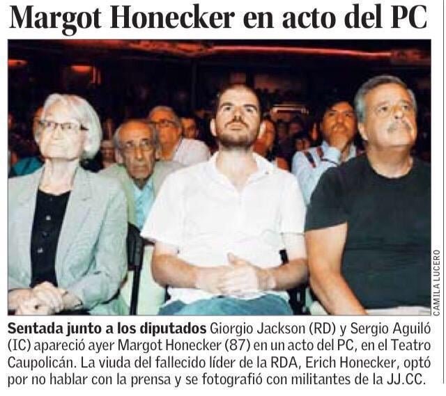 Deepwiise's tweet photo. @vladomirosevic @mbachelet Error, amiguitx, fue tener en Chile a los 2 carniceros de la RDA como invitados, tal como Allende trajo al otro asesino en los 70 #ascodegente https://t.co/LKGroYJcA7