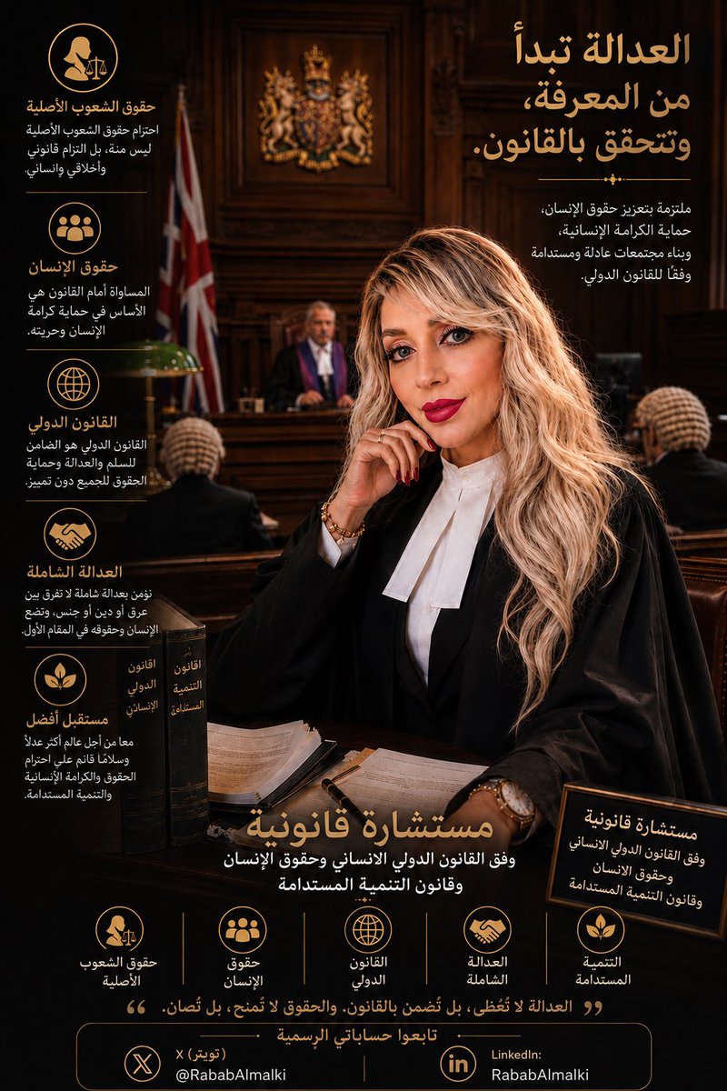RababAlmalki's tweet photo. التجنيس ليس عيبًا، والإقامة ليست تهمة، والزواج حقٌّ شخصي لا يُفرض على أحد. ولكل أسرة، وقبيلة، وفرد، حرية اختيار شريك الحياة في إطار الأنظمة النافذة.

وإذا كنت مجنسًا أو مقيمًا، فمن الواجب احترام أنظمة الدولة، وعادات المجتمع، وتقاليد سكانها الأصليين، وعدم السعي إلى فرض أفكار أو ممارسات تخالف قيم المجتمع أو قوانينه.

ولا يجوز تحويل رفض شخصٍ للزواج إلى ذريعة للتحريض ضد المرأة #السعودية ، أو الإساءة إليها، أو ازدراء المجتمع، أو نشر خطاب الكراهية بقصد التأثير في خيارات الزواج أو استغلالها لمصلحة شخصية. فرفض الزواج حقٌّ مشروع، كما أن قبول الزواج حقٌّ مشروع، ولا يملك أحدٌ أن ينتزع هذا الحق بالضغط أو التشهير أو التحريض.

المعيار الحقيقي ليس الأصل أو الجنسية، بل احترام القانون، وقيم المجتمع، وكرامة الإنسان. فمن احترم الناس احترموه، ومن التزم بالنظام حفظ كرامته وكرامة غيره.

احترم تُحترم

#سيادة_القانون #حقوق_الإنسان #المرأة_السعودية #لا_للتحريض #الزواج_حق_شخصي #احترام_العادات_والتقاليد #التنمية_المستدامة