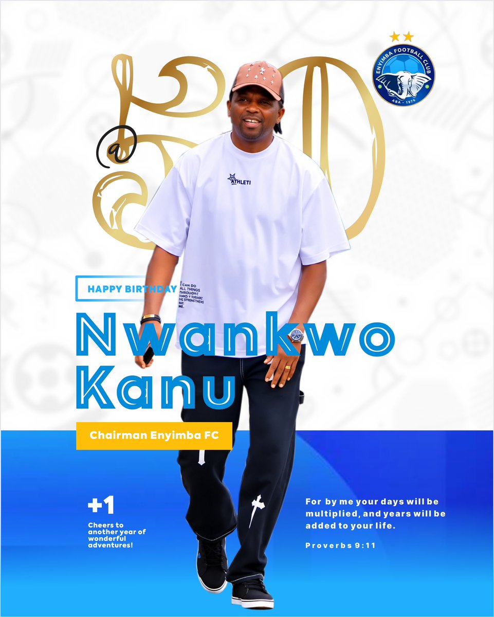 EnyimbaFC's tweet photo. 50 years. One legend. Endless inspiration. ⚽👑

Half a century of excellence, humility, and unforgettable moments. From dazzling football fans across the world to putting Nigeria on the global stage, your legacy continues to inspire generations. https://t.co/X4hsoyc6ji