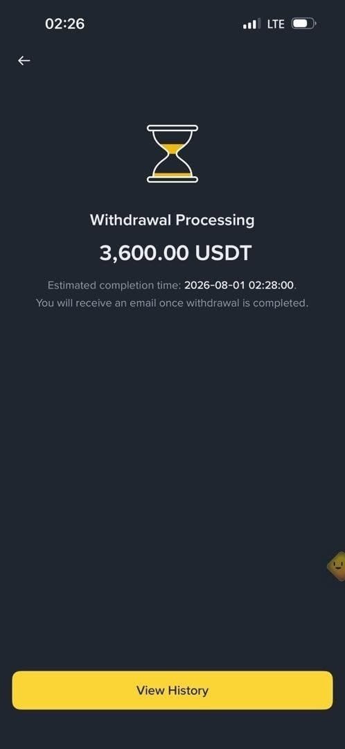 AishaFatimn232's tweet photo. 🎉 Congratulations to my investor! 🎉
Another successful withdrawal of 3,600 USDT has been processed successfully. Thank you for your trust and confidence. Wishing you continued growth and even greater success ahead! 📈💰 https://t.co/PcDkhHPB0K