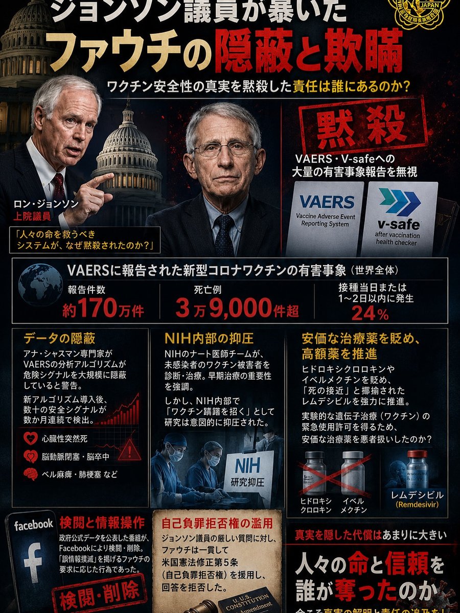 xwngbho1840531's tweet photo. 三:
#新型コロナワクチン が緊急使用許可を取得してから3か月も経たないうちに、データ専門家のアナ・シャスマンは、CBERの責任者であるマークスに対し、VAERSの分析アルゴリズムがワクチンの危険性を示すシグナルを大規模に見逃していると警告した。#Vsafe #NIH #米国上院公聴会 https://t.co/J98hhp7fxv