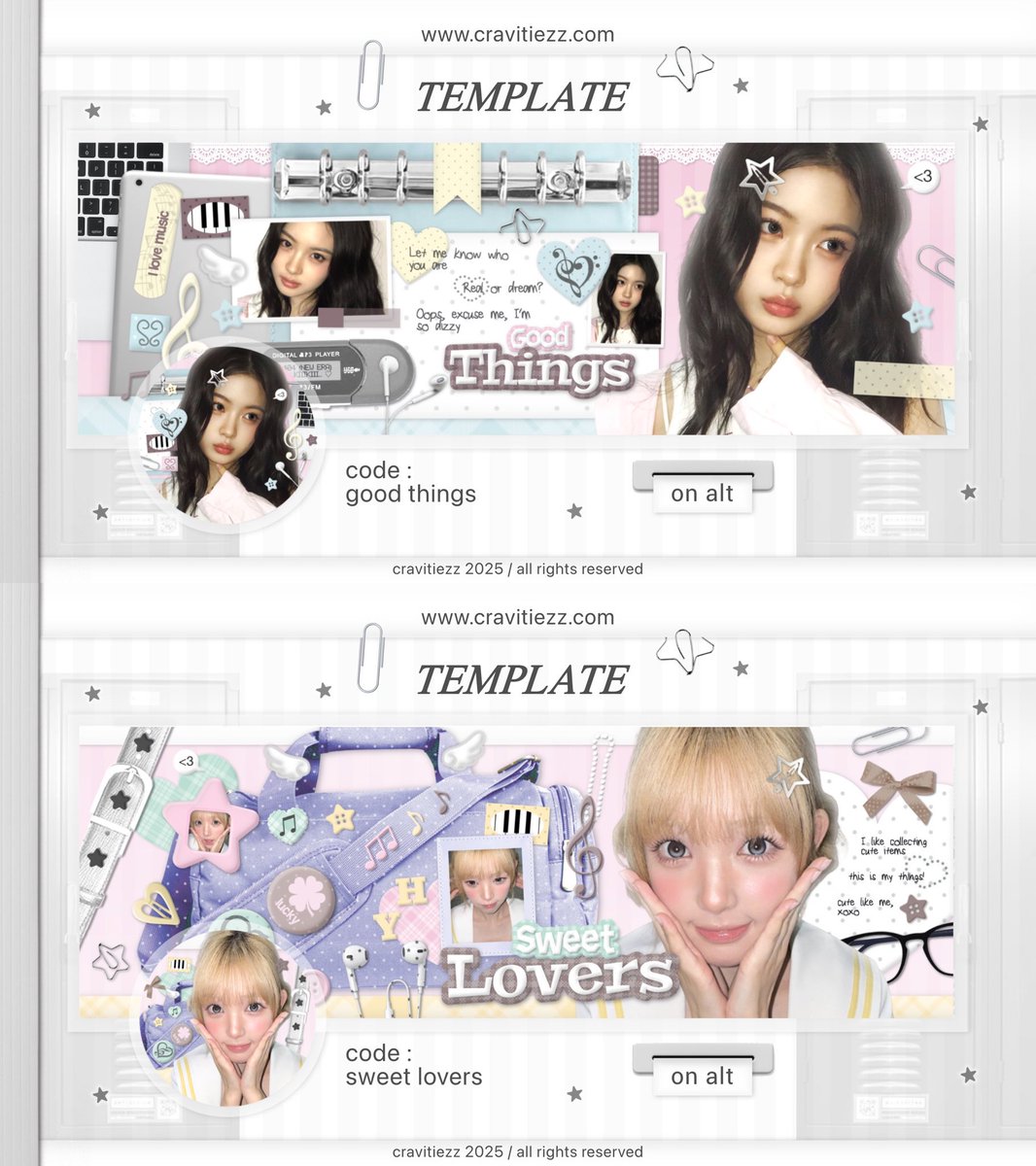 cravitiezz's tweet photo. any interaction will be appreciated! 💗💭

HAII! aku punya 4 TEMPLATE LAYOUT IPV yang bisa dijemput di dm dengan price 160k /each &amp;&amp; bisa dp 50% duluu. yang berminat bisa langsung dm aku ya terimakasih banyak 🫶🏻

#bealanja https://t.co/JOW56JDtjP