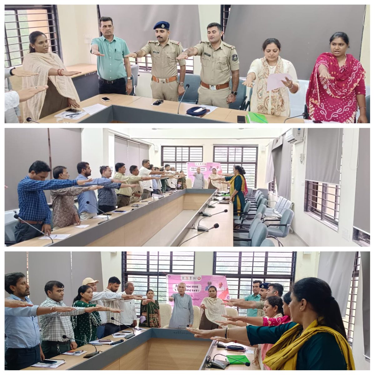 CJotana's tweet photo. આજ રોજ આઈસીડીએસ ઘટક જોટાણામાં સંકલન મીટીંગમાં "વિશ્વ સ્તનપાન સપ્તાહ-૨૦૨૬" અંતર્ગત પ્રતિજ્ઞા લેવડાવવામાં આવેલ.#ICDS
#ICDSGujarat
#Anganwadi
#AnganwadiWorker
#WCDGujarat
#WomenAndChildDevelopment
#Gujarat
#Mehsana
#ICDSMehsana
#AnganwadiGujarat
#આંગણવાડી
#મહિલાઅનેબાળવિકાસ
#ગુજરાત https://t.co/GWJQGzwkqU