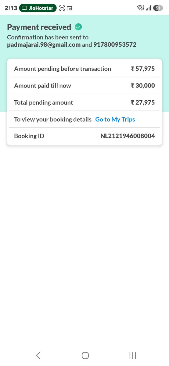 AakarParashar's tweet photo. ear @MakeMyTrip CEO,
Your app offered a Cash Pickup option for my ₹57,975 booking.I requested a ₹30,000 cash pickup, and ₹500 was deducted to authorize it. 
your support team has been relentlessly calling me to cancel the cash pickupyet no one can explain what happens tomy 500 https://t.co/SuOFu02B5x
