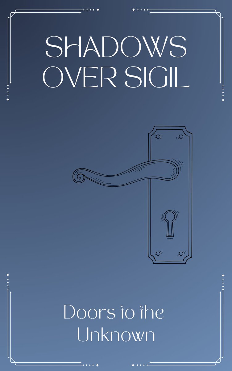 Milori_'s tweet photo. In my fifth #Planescape novel "Doors to the Unknown", the party undertakes an expedition to the Spire and searches for the  mysterious Four Doors.  

my blog: https://t.co/A373d4NqOa
AO3: https://t.co/RnzDH3gM3D
Wattpad: https://t.co/XhdpeD9GGd

#DnD #DungeonsAndDragons https://t.co/RnohZybh5V