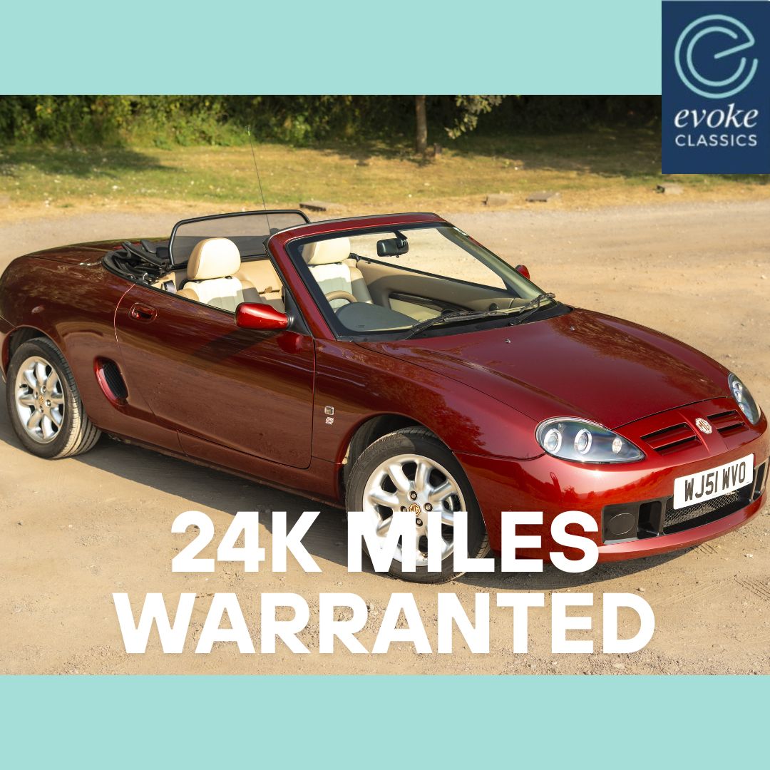 EvokeClassics's tweet photo. LIVE AT AUCTION
2001 MG MGF 1.8 Sport
https://t.co/z2ZrvpNgj9
Only 24K miles ( Proven with paperwork )
Increasing classic status lightweight British sports car
Extensive service history
HPI Clear
#MGF #ClassicCars #ModernClassics https://t.co/lVjdAWGGh3