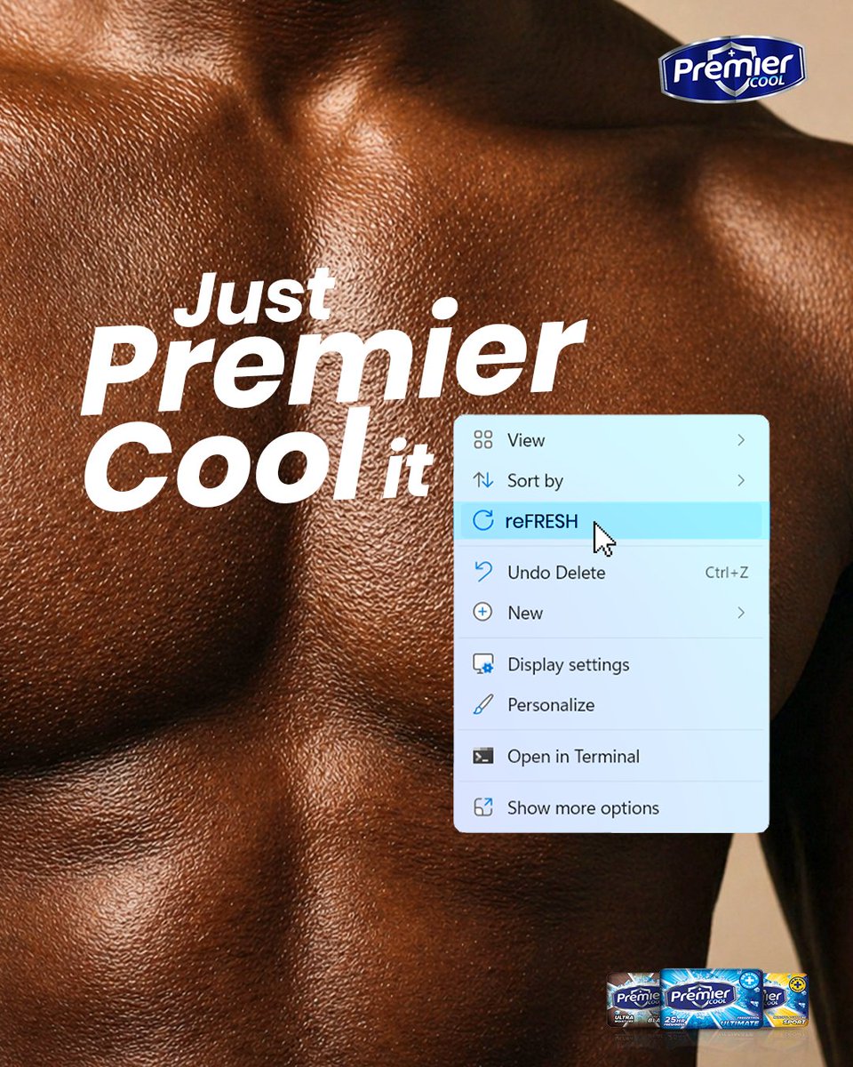 PremierCoolNG's tweet photo. This month , hit reFRESH ๐ฅถ
From morning hustle to late night bustle , your skin deserves a reset that will thank you.
#HappyNewMonth
#PremierCool
#ItallbeginswithCool https://t.co/y3kpEcfh8Q